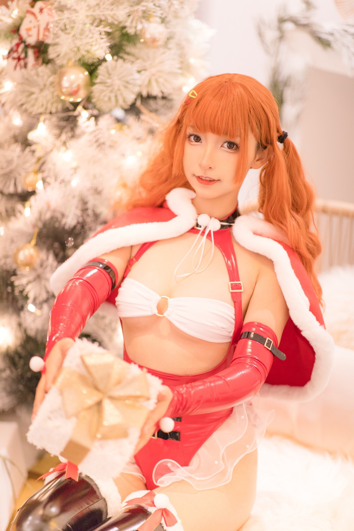 Kagurazaka Mafuyu Cosplay Christmas Queen 圣诞