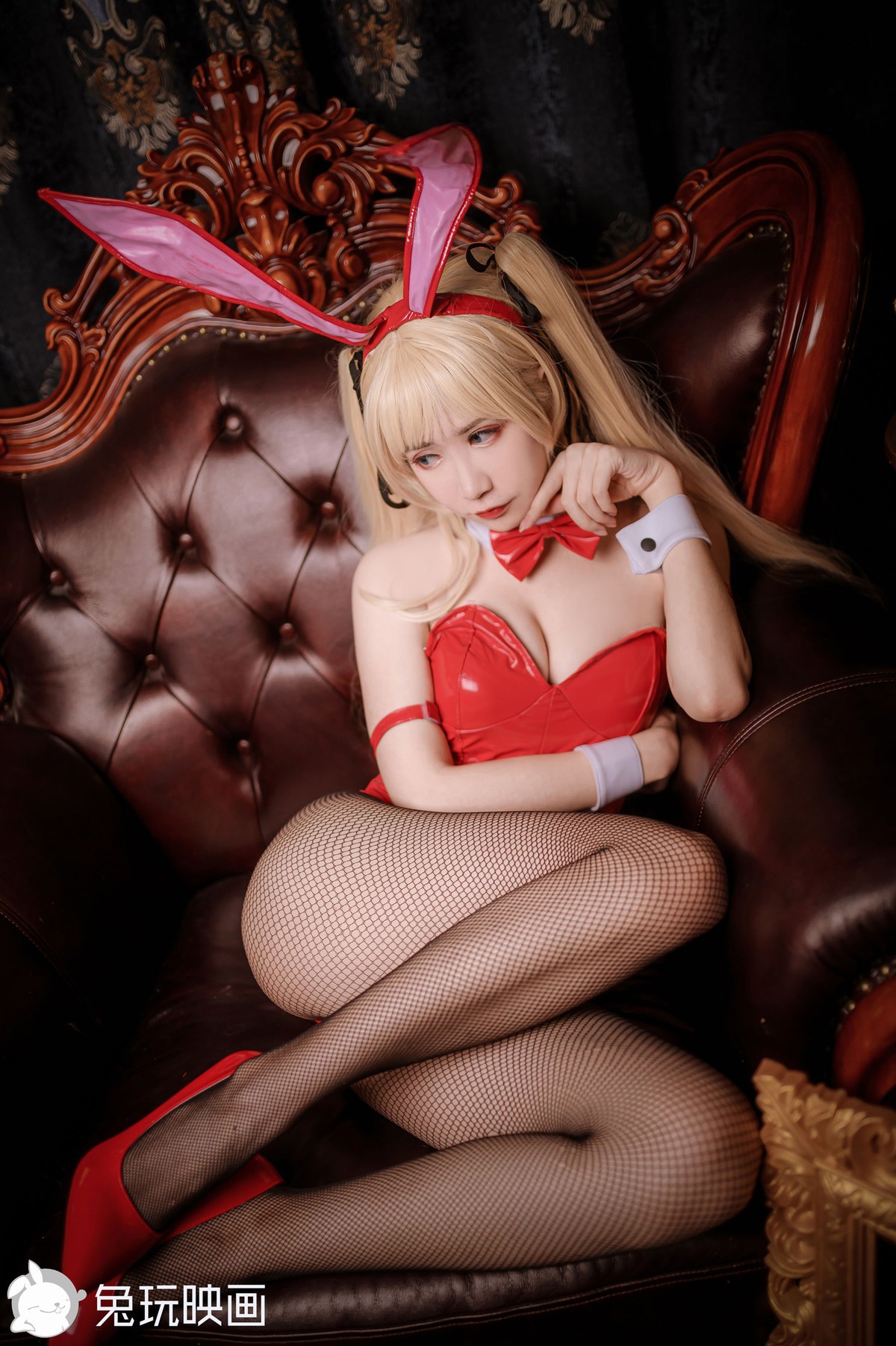 Rabbit Play Movie Cosplay Bunny Girl Red and Black