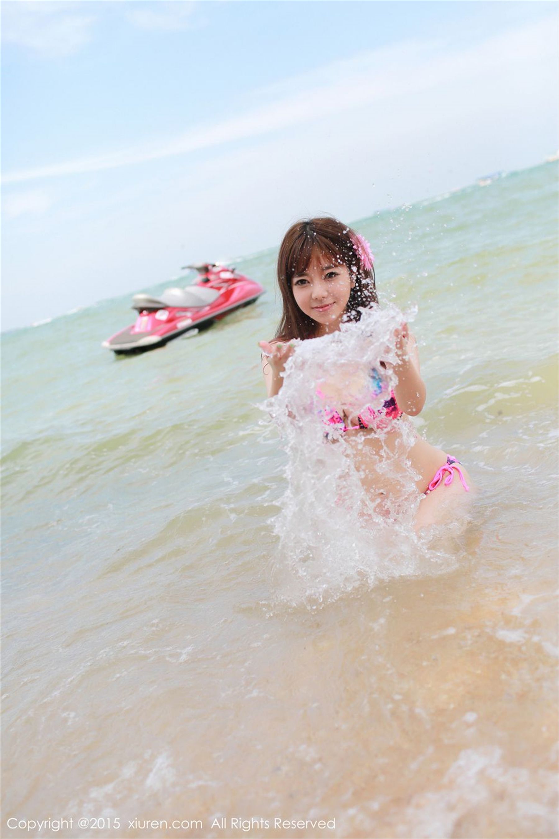 Liu Feier Faye Thailand Travel seaside series Xiuren No.268