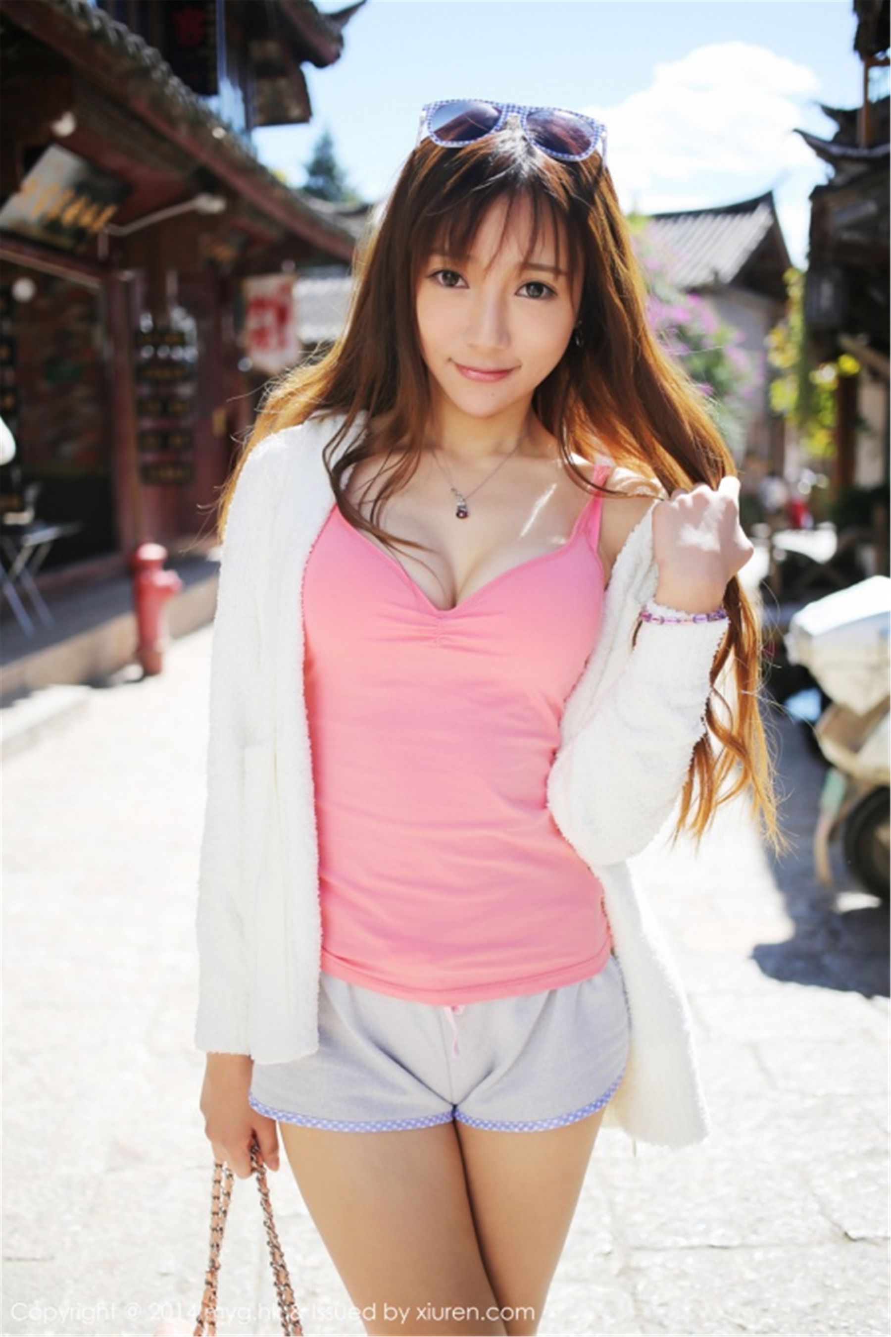 Wang Xinyao Yanni Lijiang Travel pajamas2 sets of underwear MYGIRL VOL.068