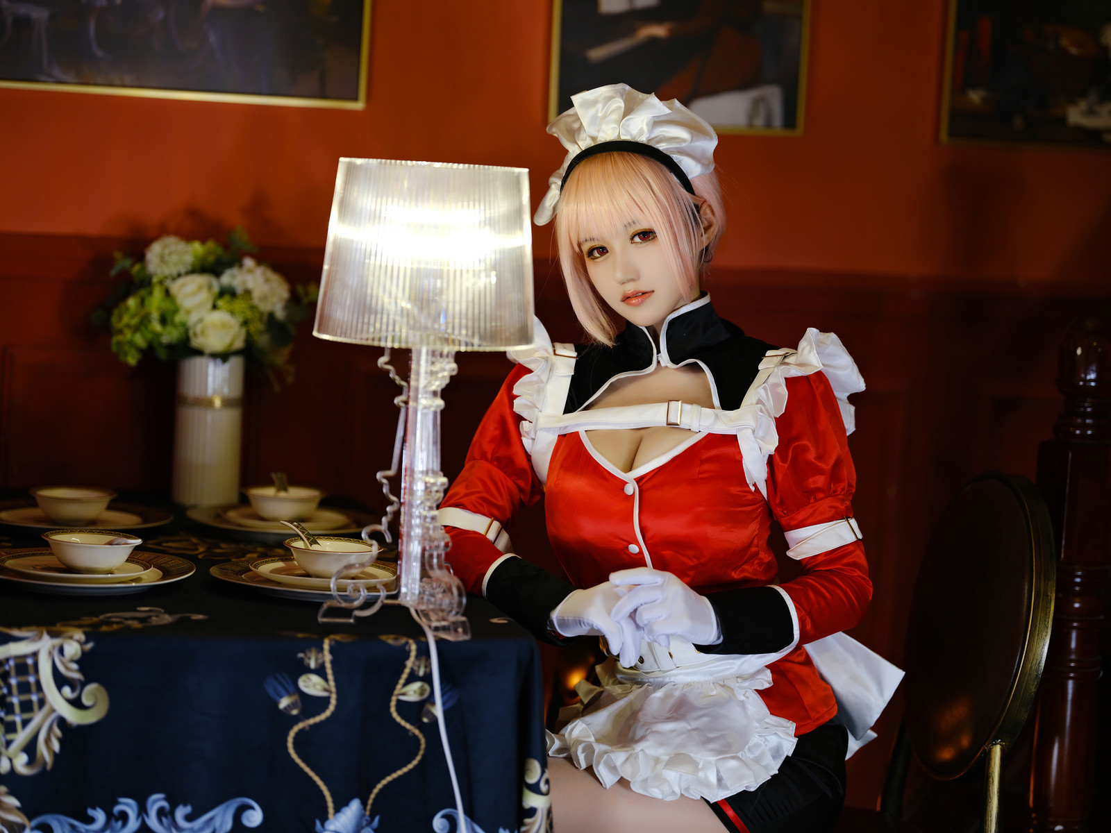 Cosplay Ogura Chiyo w Nanding Maid