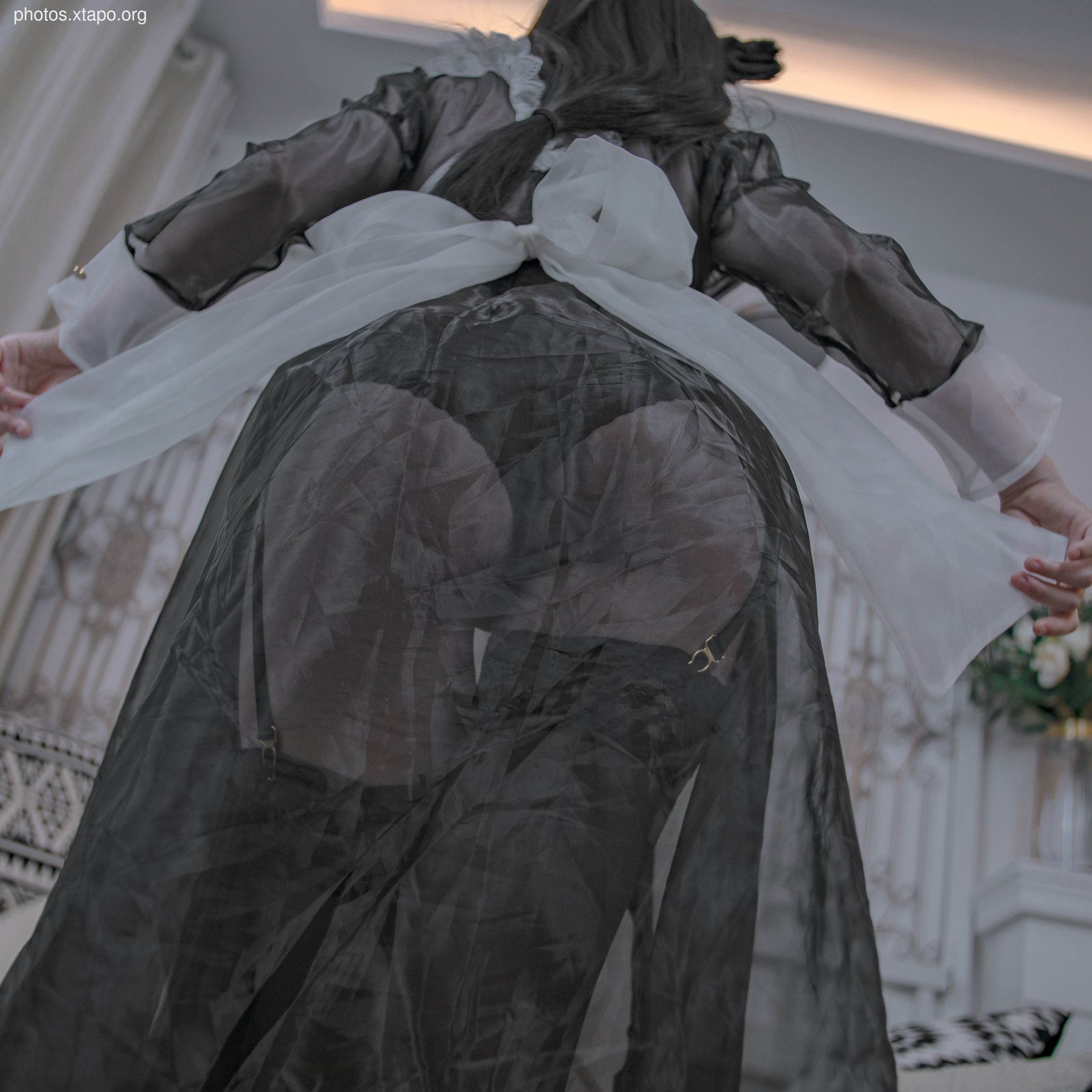 No.003 Black Transparent Maid 54P-598MB