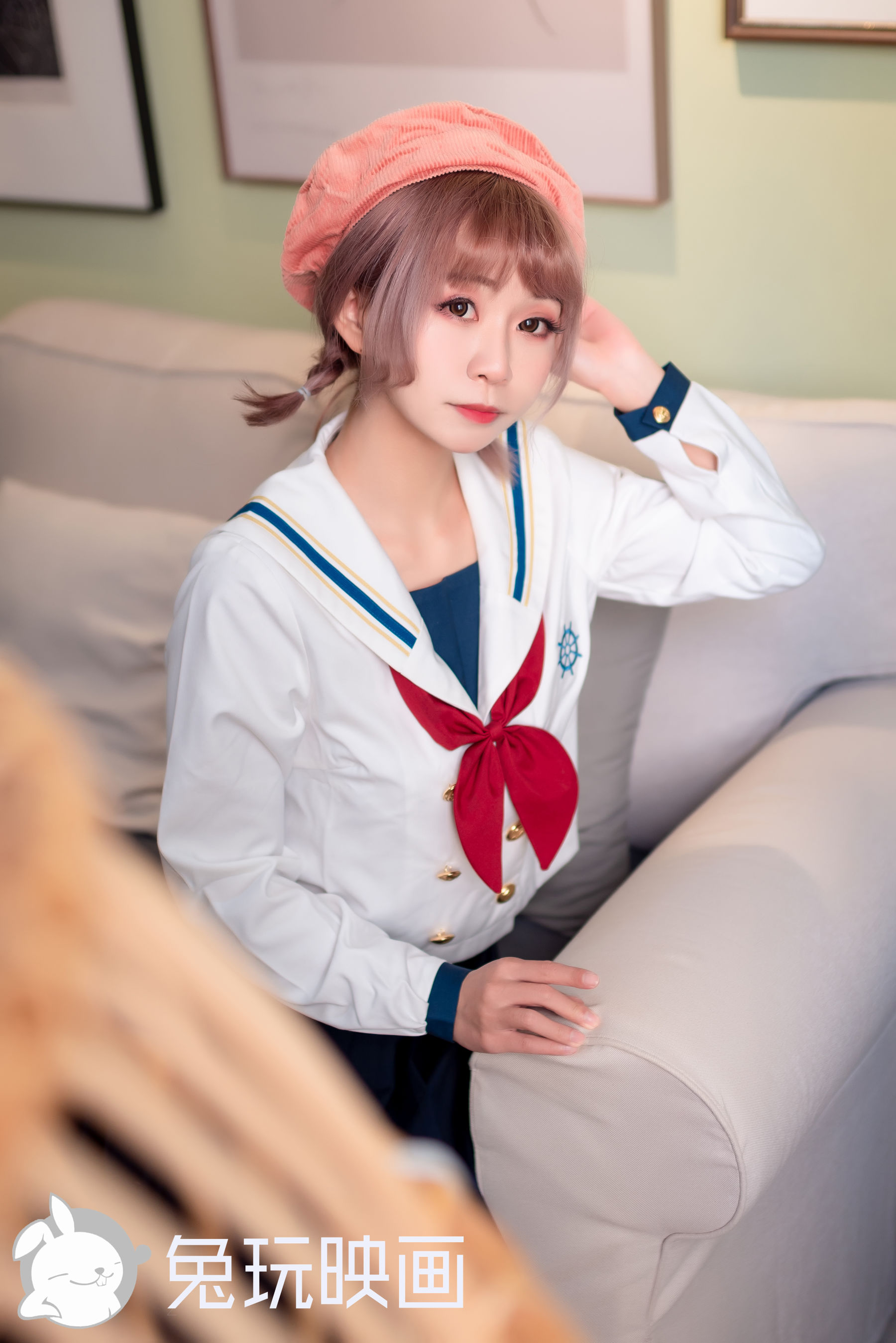 Rabbit Playing -JK Uniform Vol.040 Playful Girl