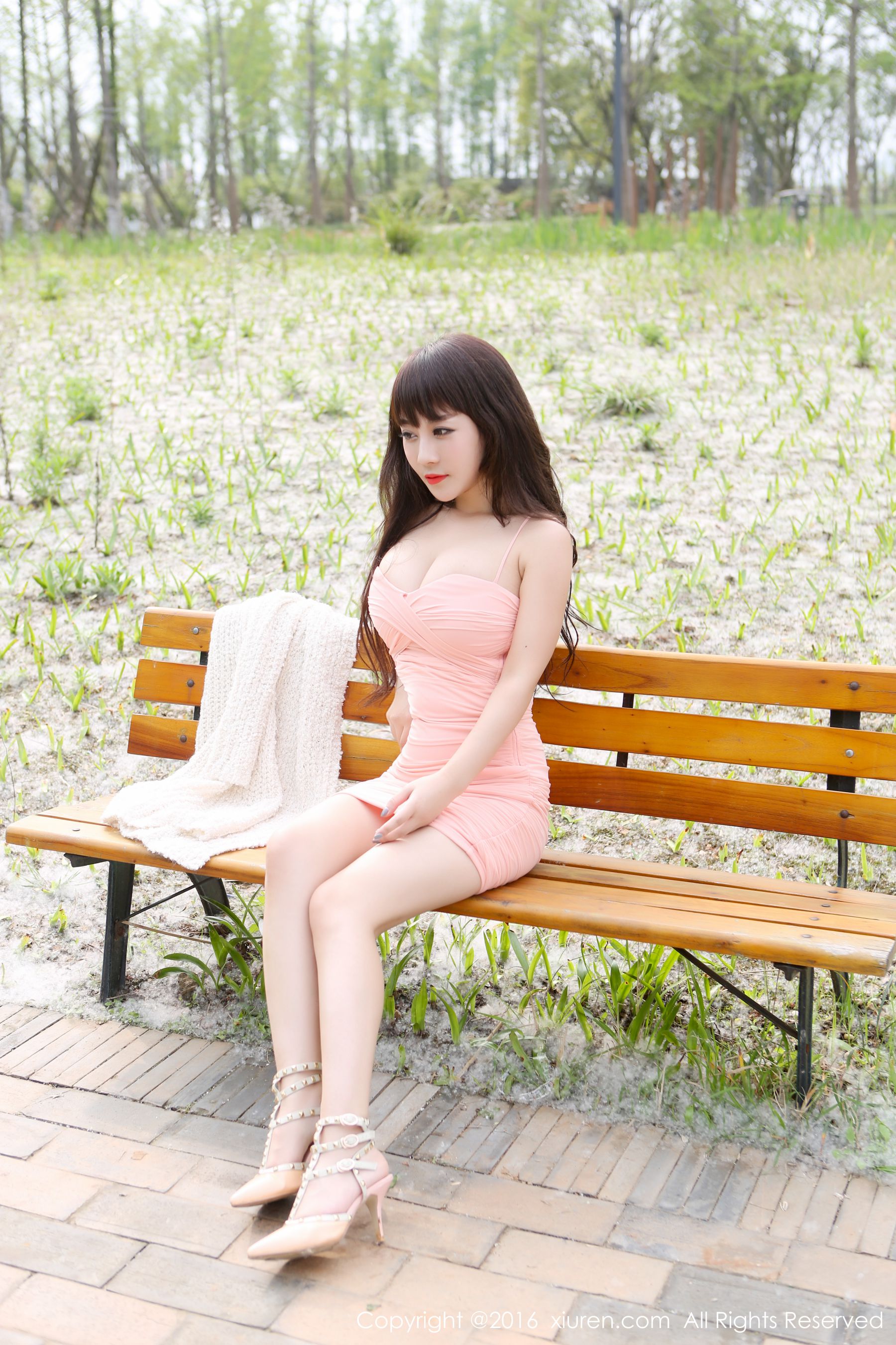 Chen Qiaobei Isabella Outer Shooting Super Skirt Series Xiuren No.529