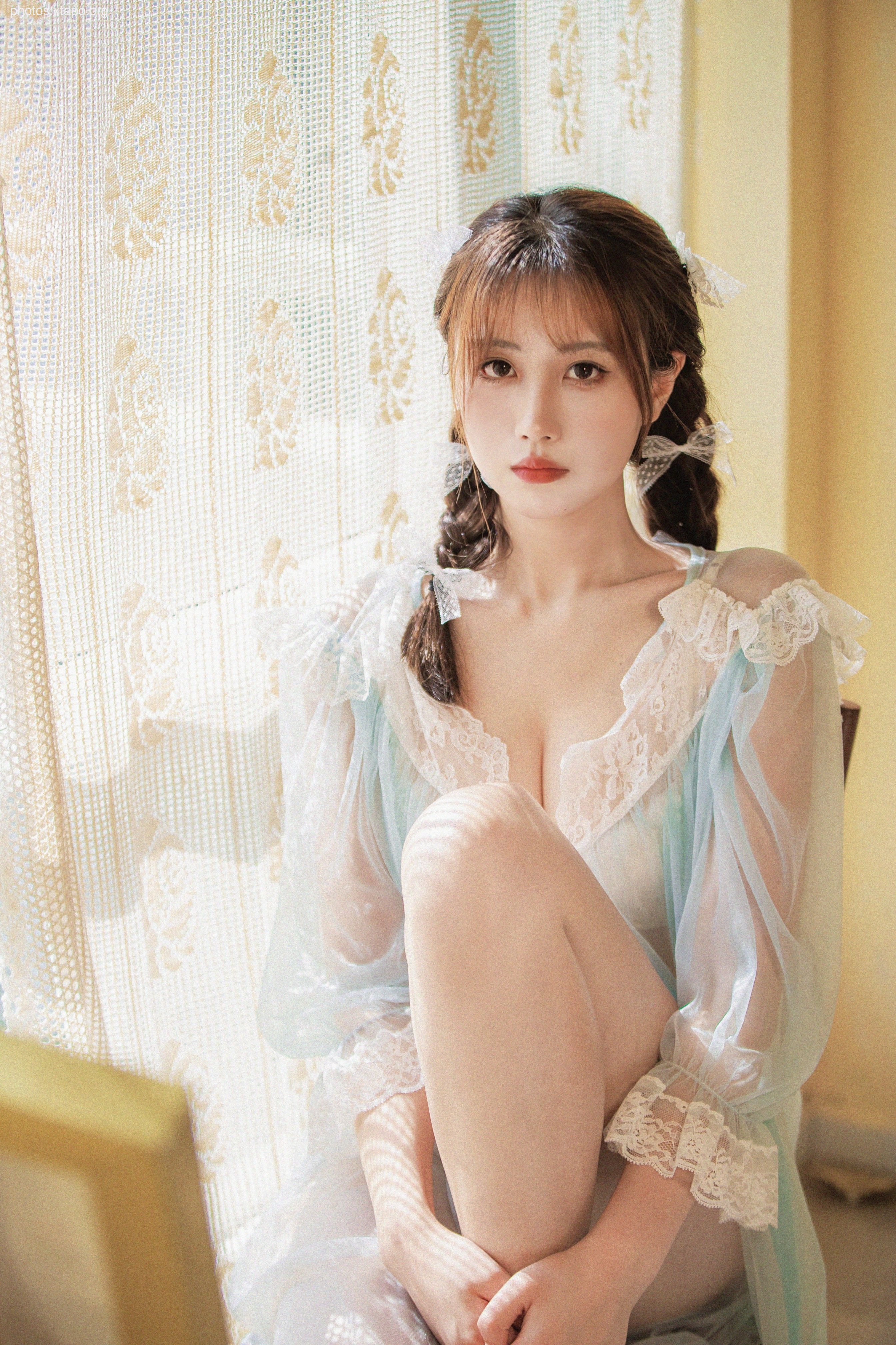 NO.022 Blue gauze 40p-596MB