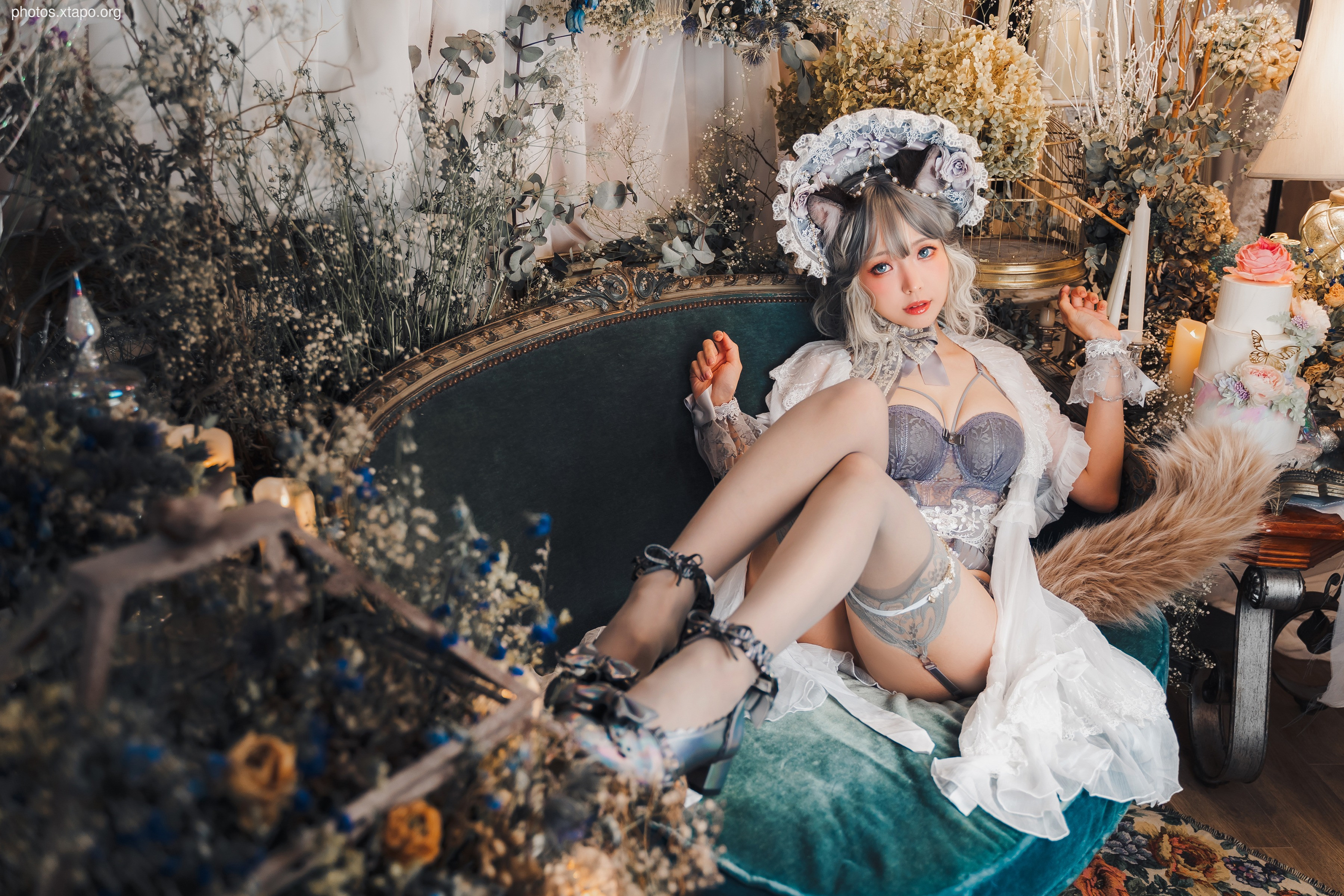 Elyee -Agdoll cat doll puppet cat girl figure