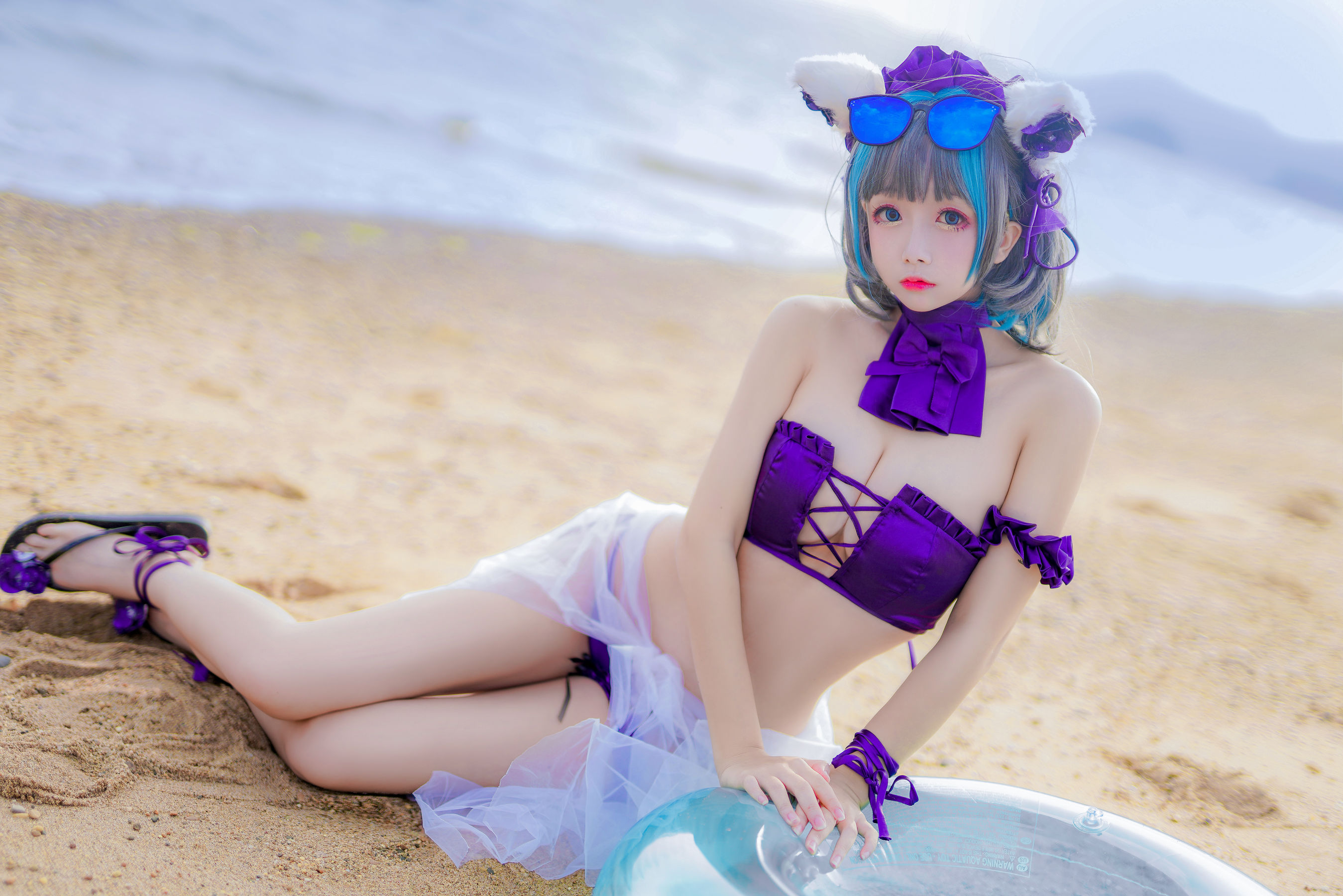 COS Welfare COSPLAY Renai Jiao -Chai County Cat Swimsuit