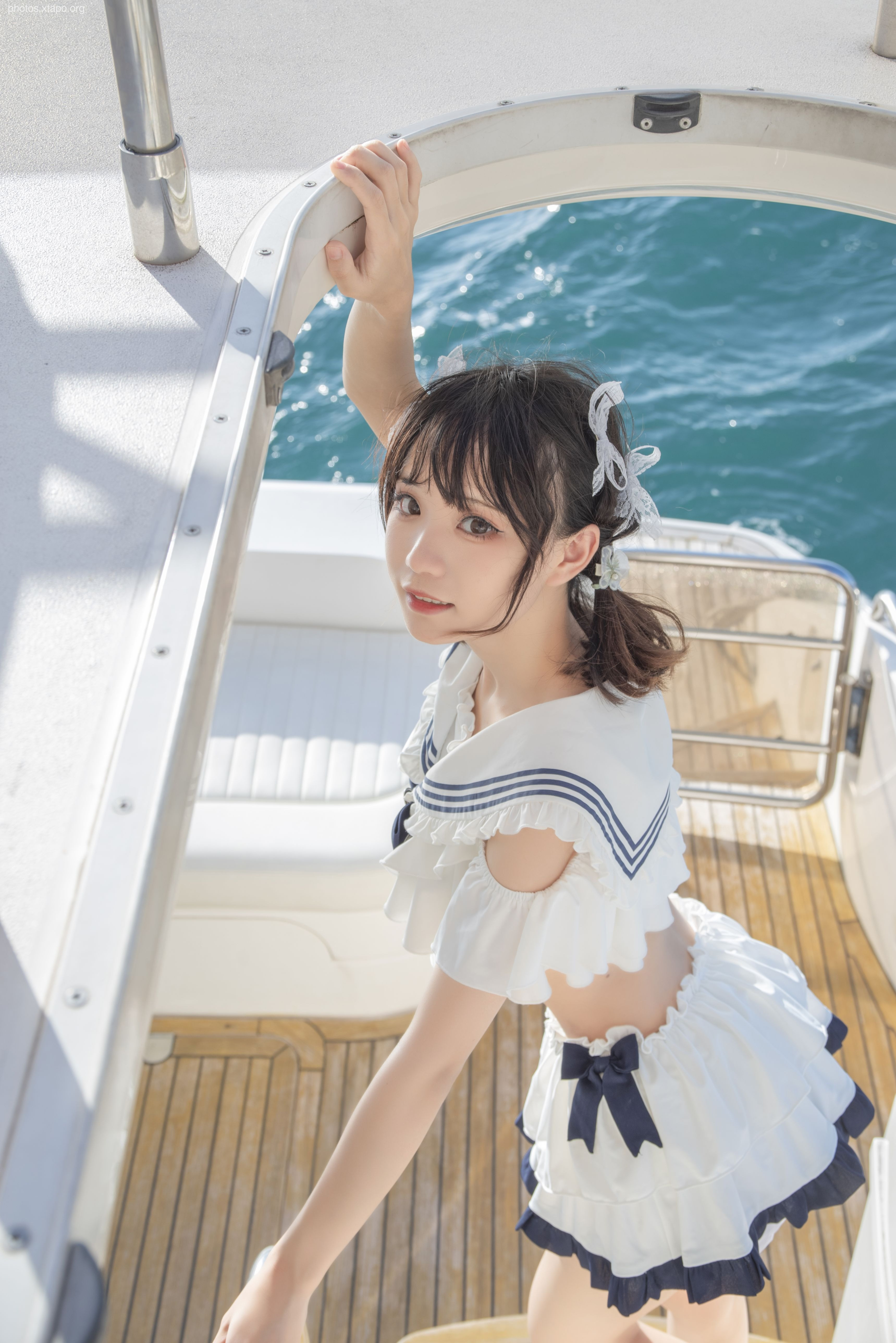 Huayi Hana -Sanya Bear Navy Wind Swimsuit 12P -153MB