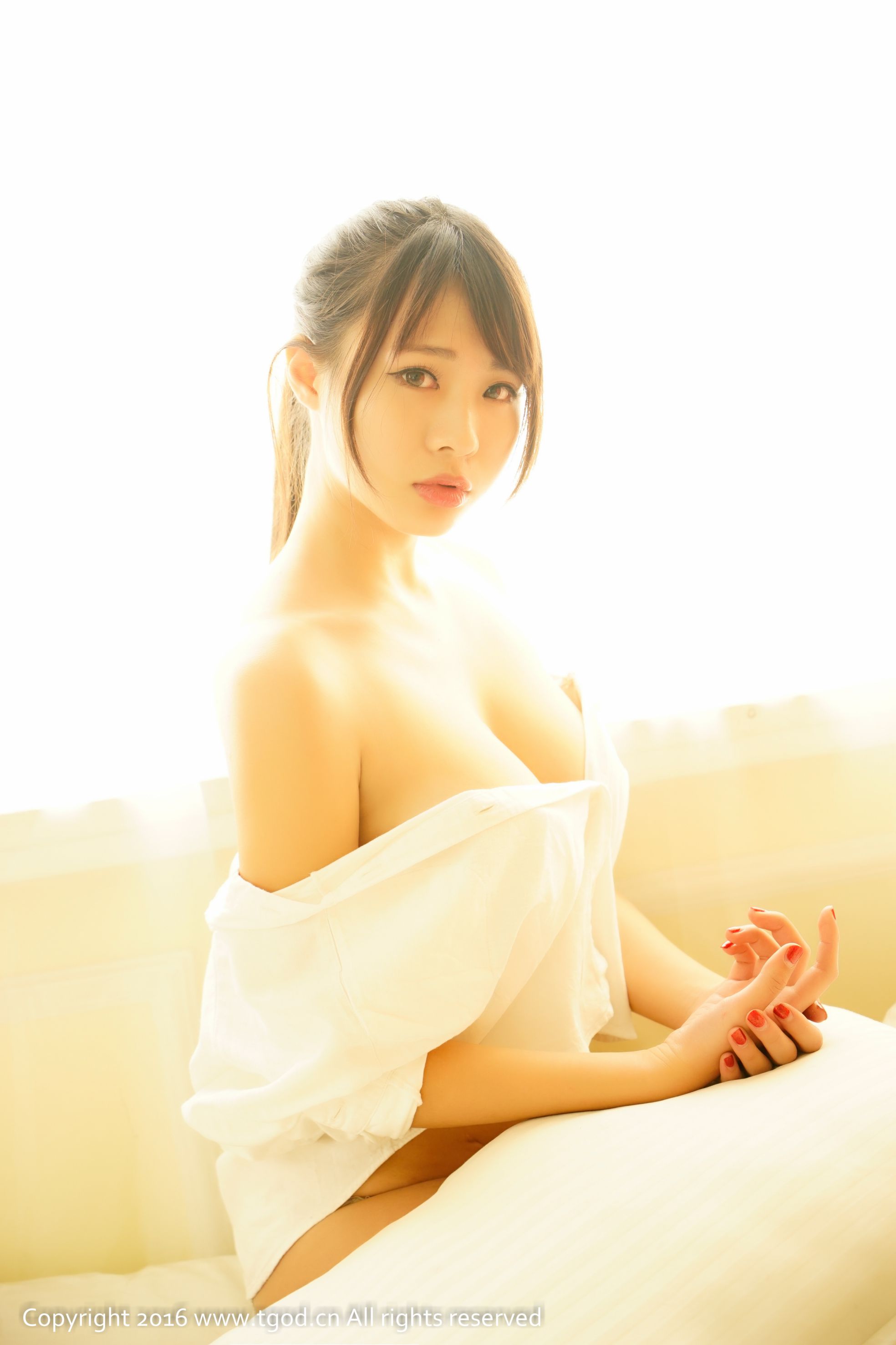 HaniAni Tong Yan Da Busty Little Sister Push Goddess TGOD