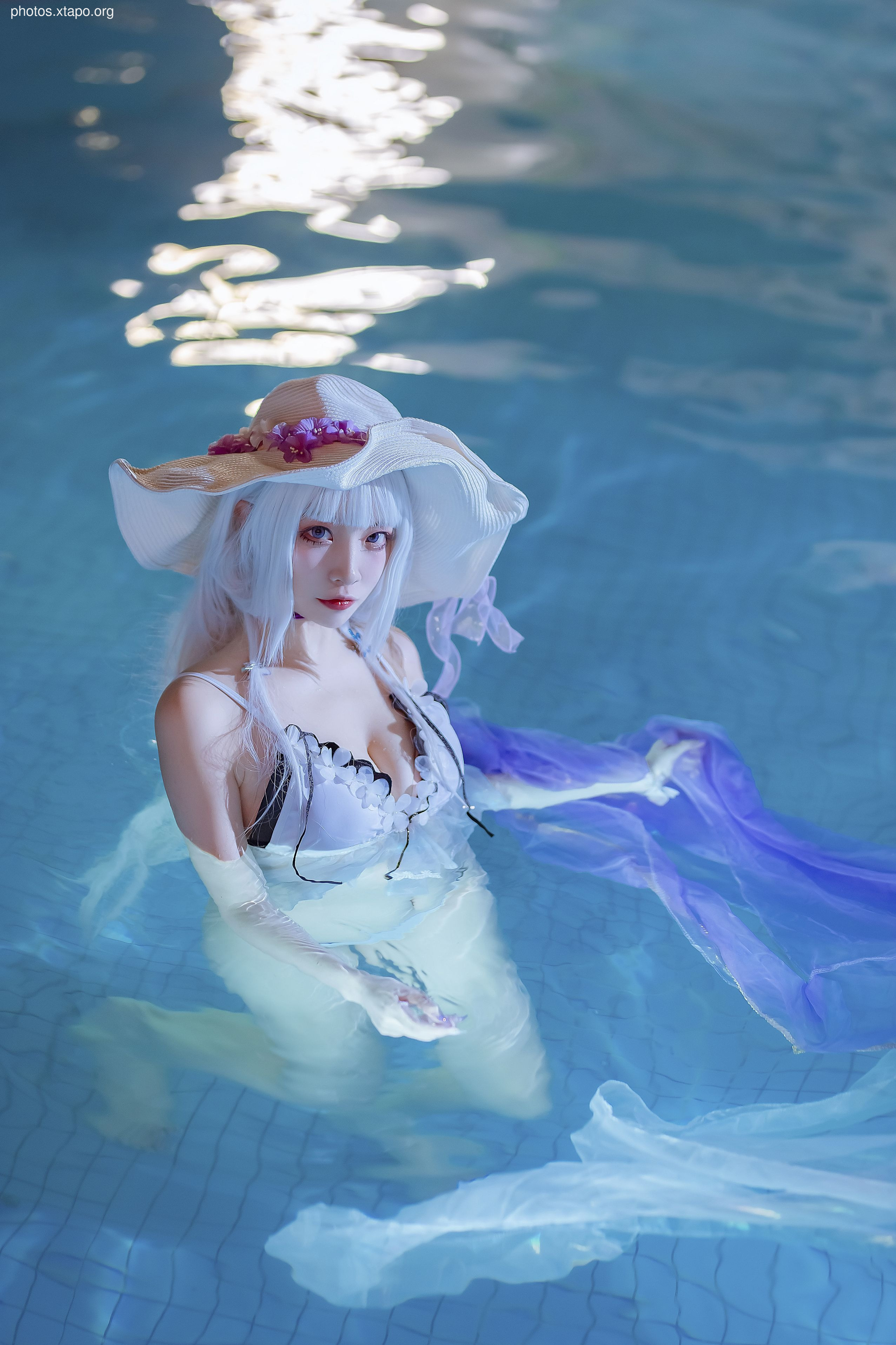 Erzuo Nisa Blue Right Swimsuit 39P-430MB