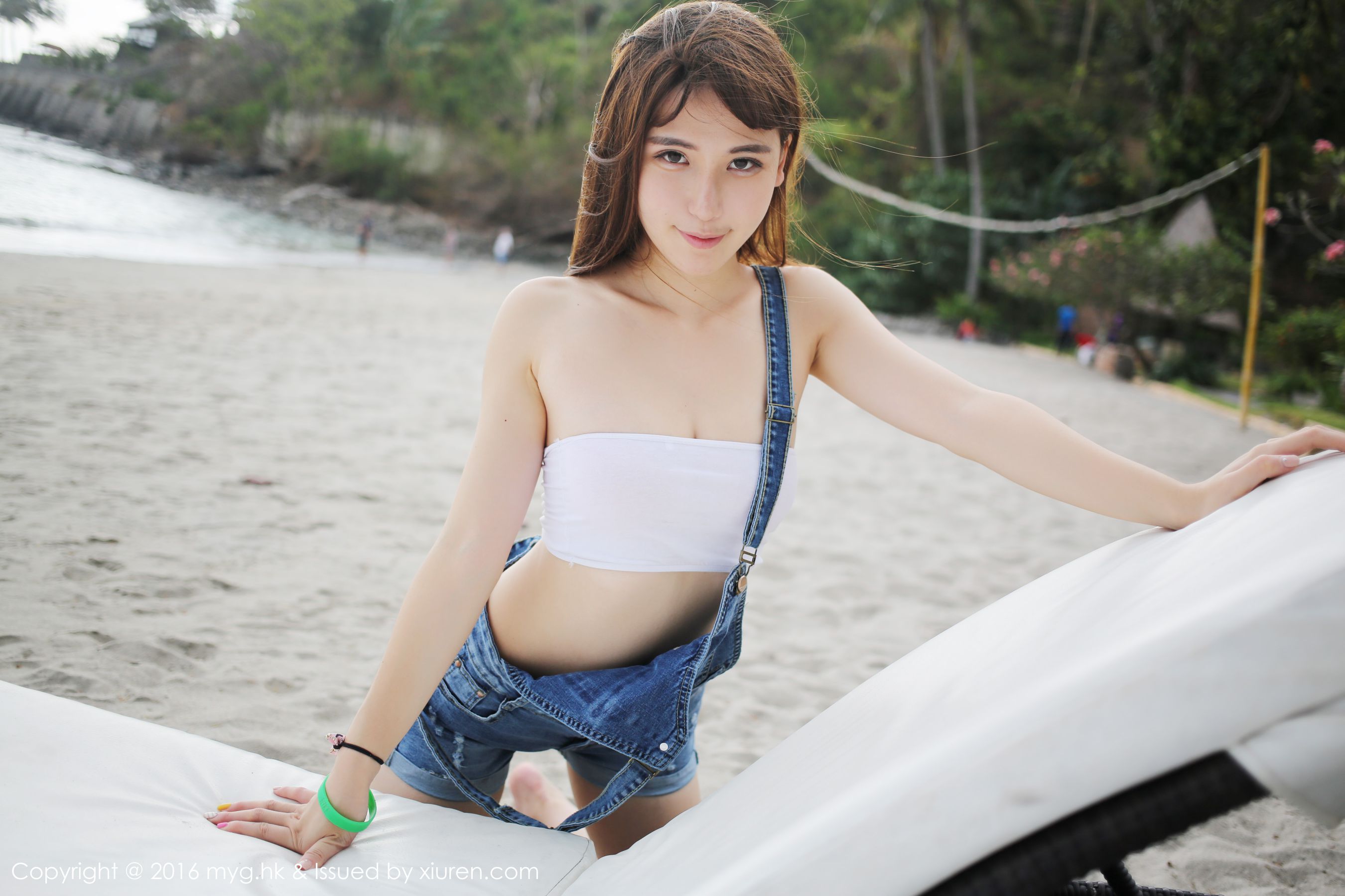 Xiongyu BOBO Longmu Island Travel Beach Beauty Fresh Series Miyuan Pavilion Mygirl VOL.191