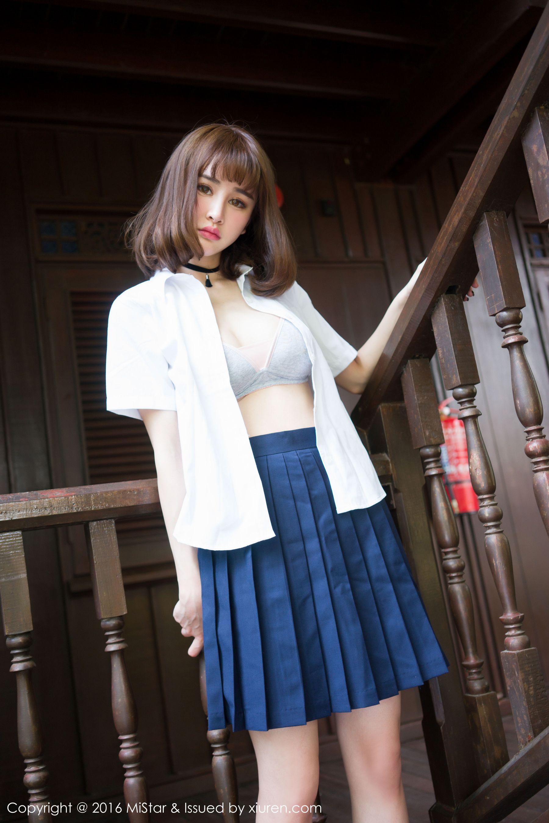 Cheryl Green Tree Langkawi Travel bikinischool uniform Meiyan Club Mistar Vol.076