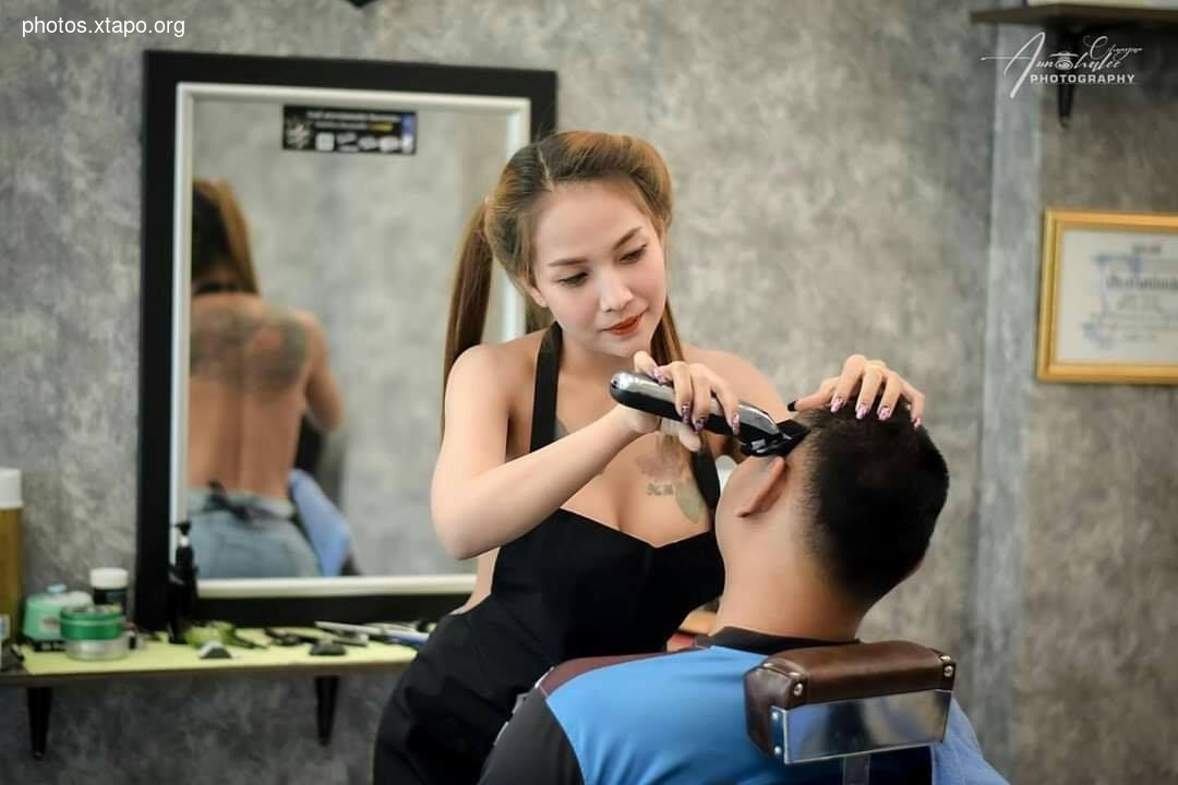 Sexy Barber Shop At Chonburi Thailand
