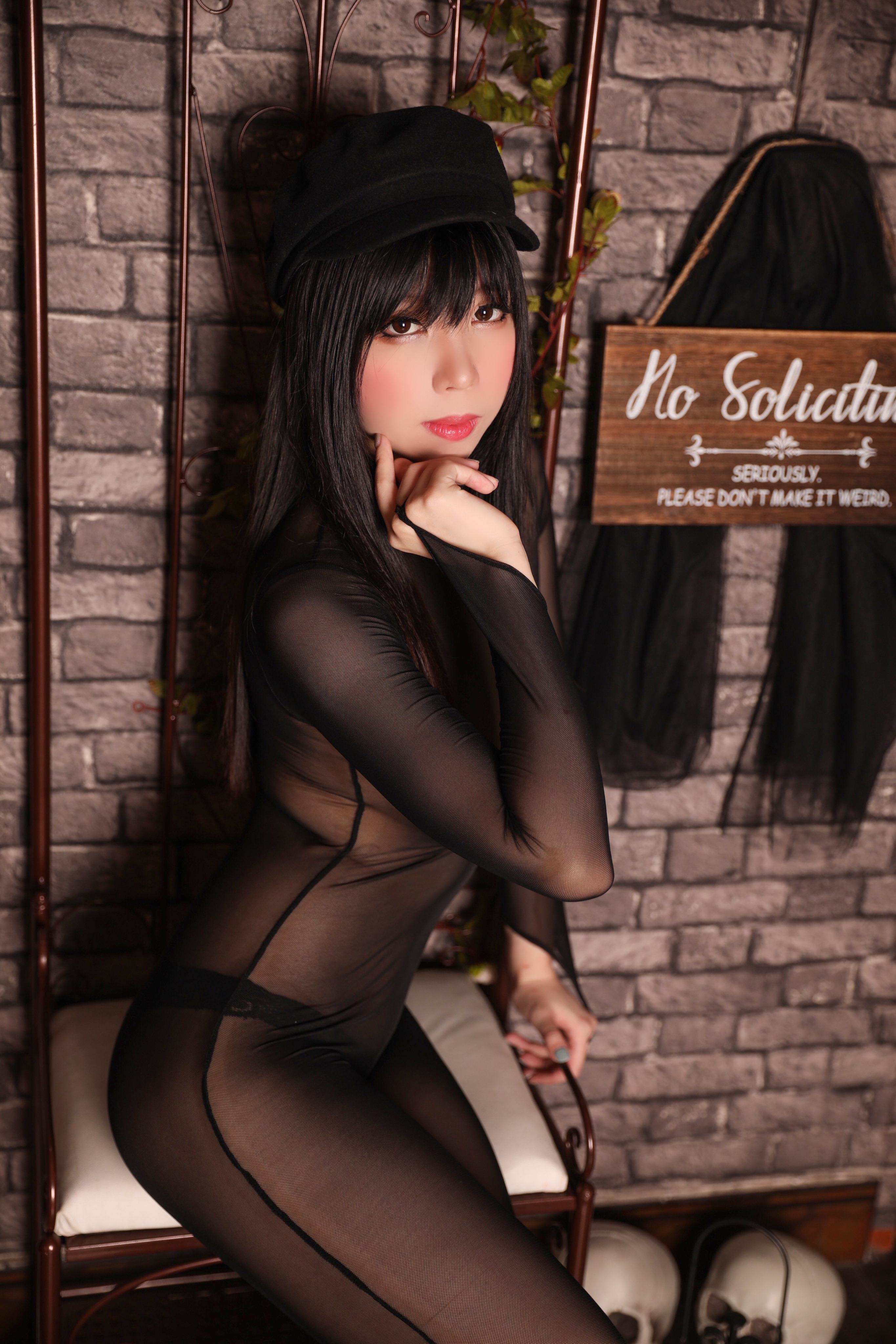 Lu Yexi Vol.03 Black Silk Suit 149P-443MB