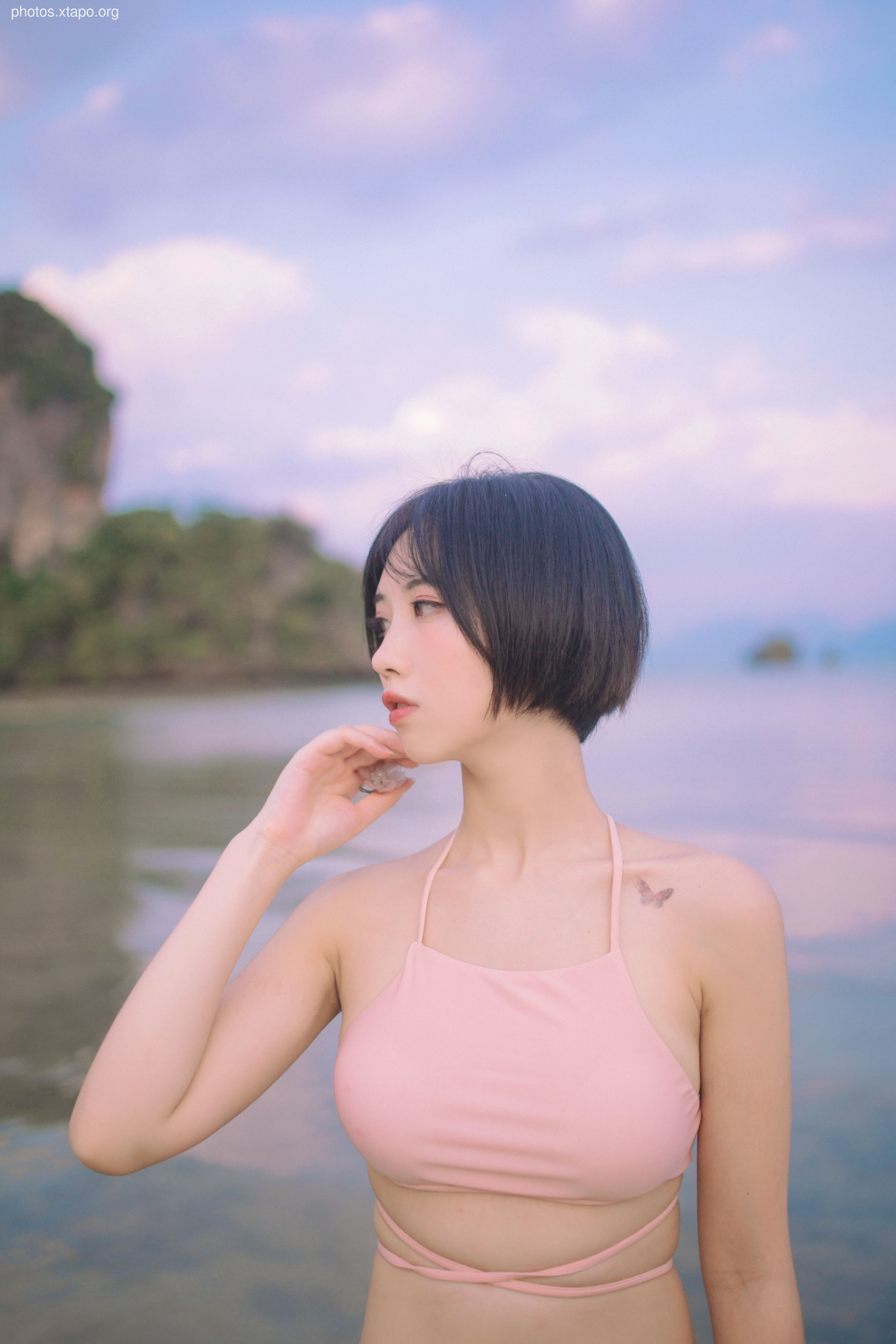 No.020 pink swimsuit 30p-235MB