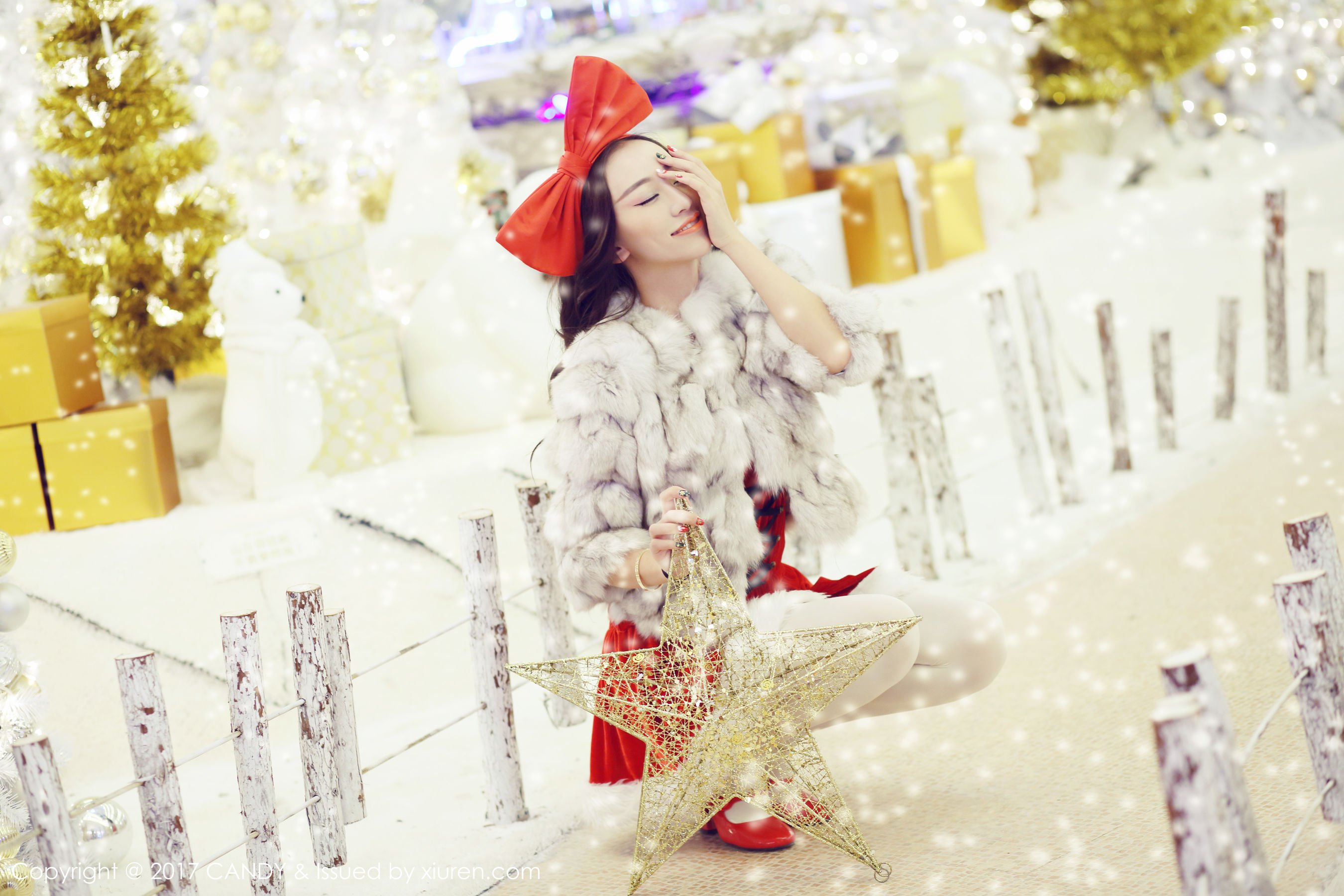 Meng Qiqi/Prince's Princess/Unknown Christmas Gift Net Red Pavilion Candy Vol.047