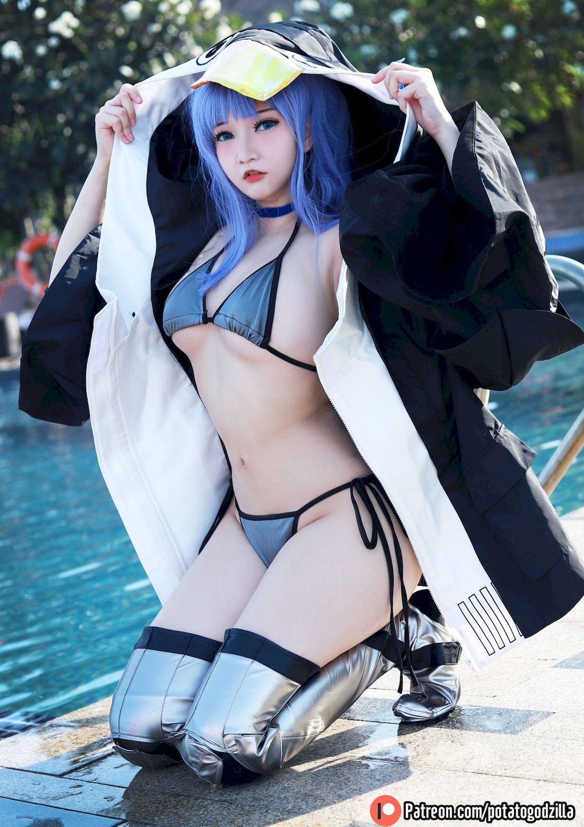 Potato Godzilla Cosplay Swimsuit Melt Lilith