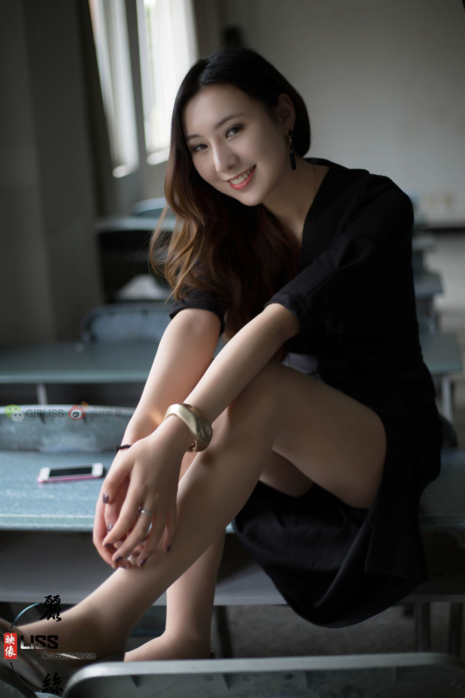 Lisi image Girliss Zhang Min campus style