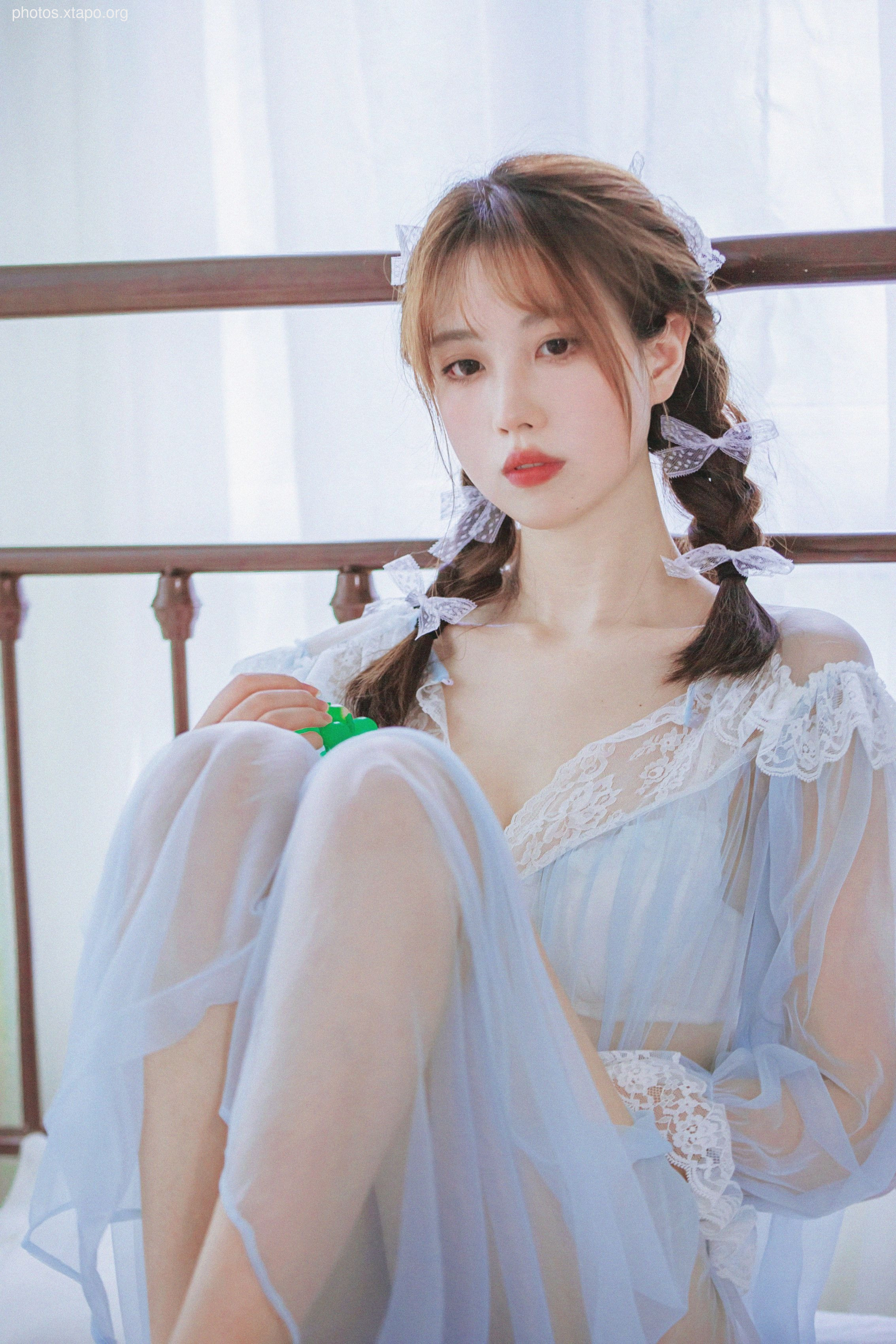 NO.022 Blue gauze 40p-596MB