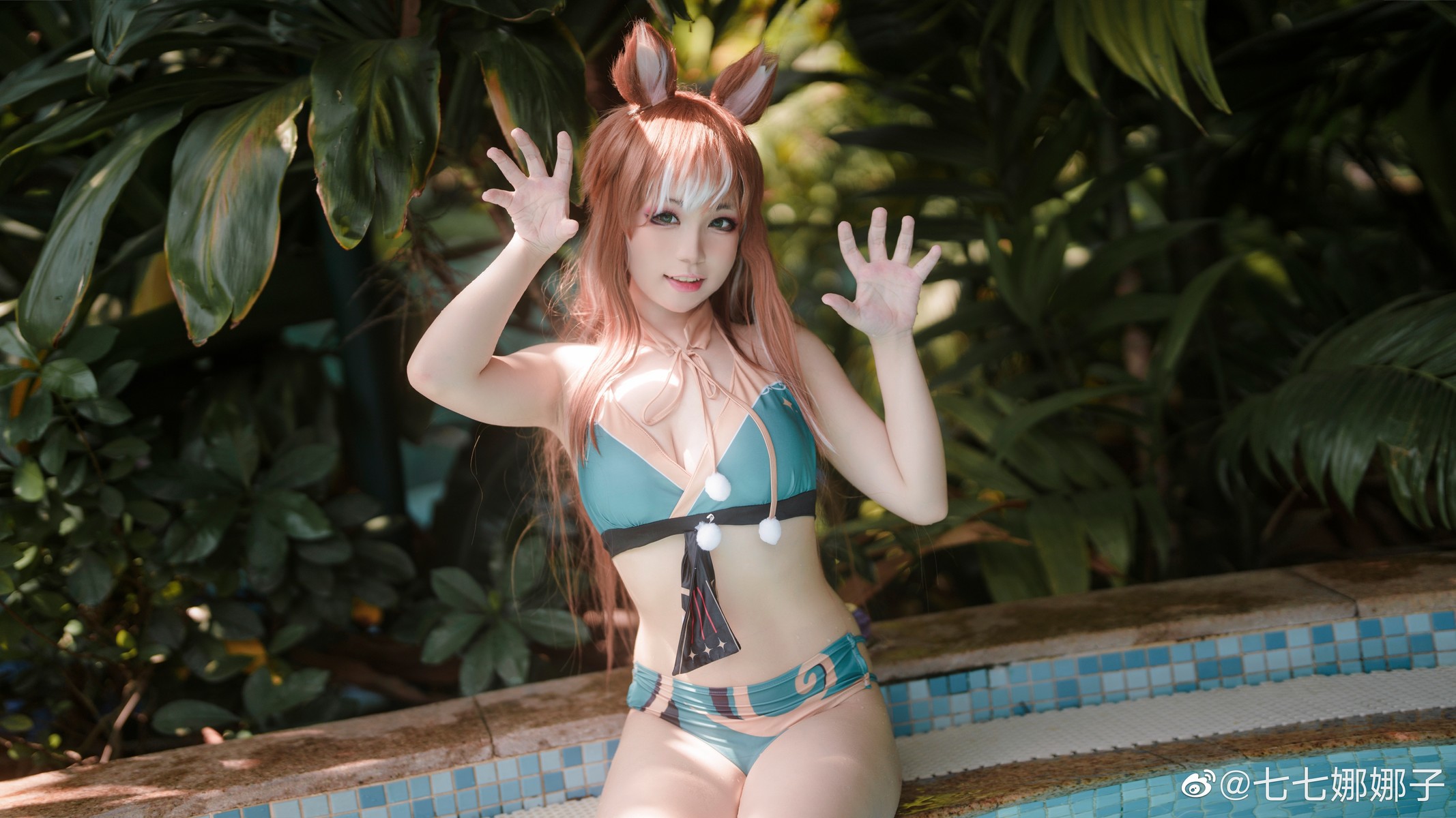 Qiqi Nanazi Cosplay Xina Bar ​​​Swimsuit Ver