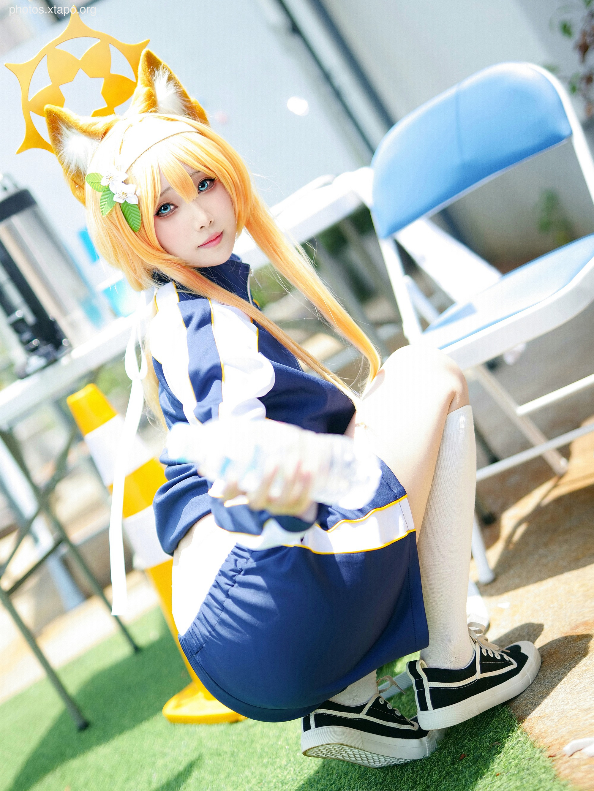 Mother Blue Archive -Iluo マ リ ー (Gymnastics) Cosplay Vol.02