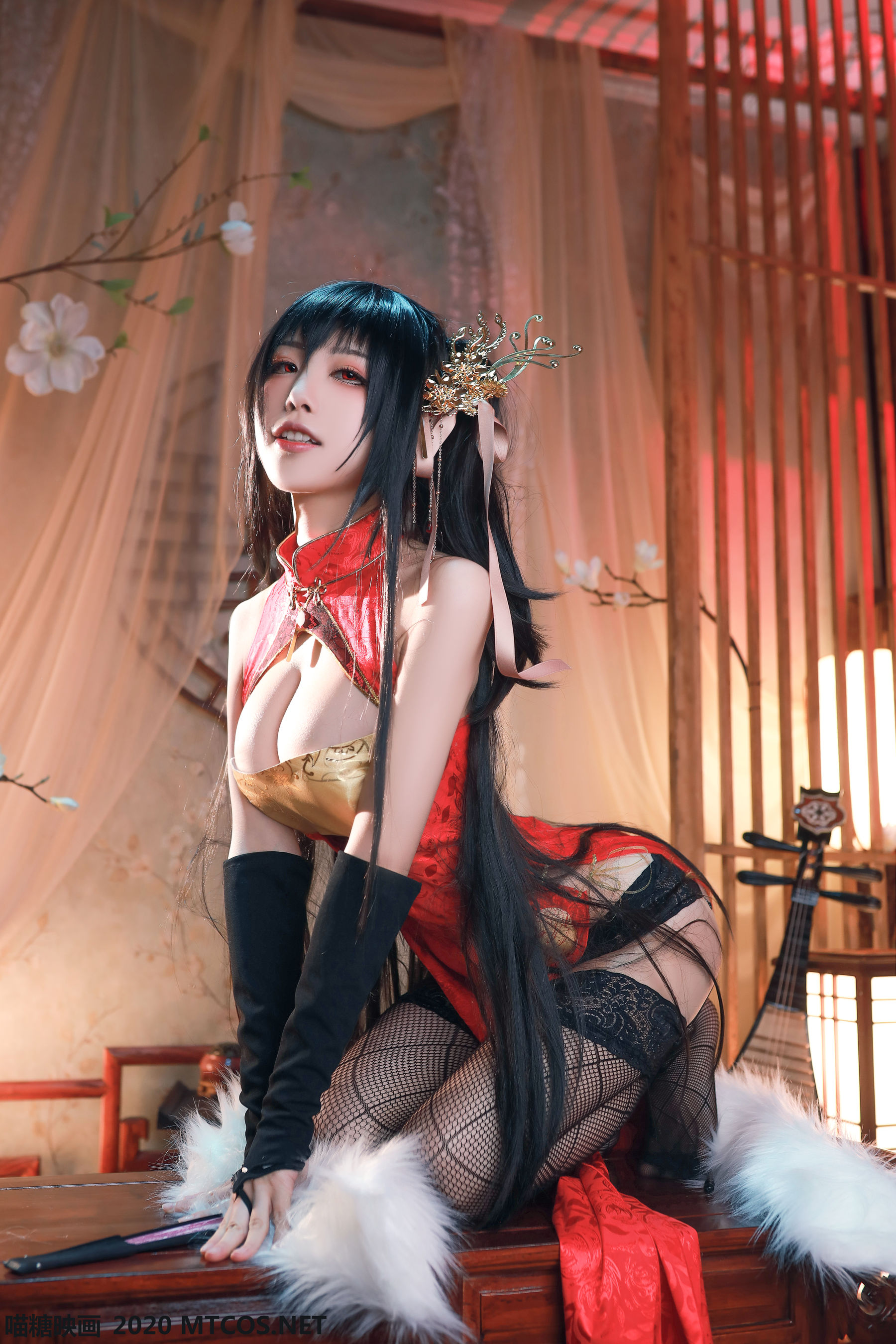 Meow Sugar Painting HML.004 Shuimiao Aqua Shuimiao Dafeng Cheongsam Cheongsam