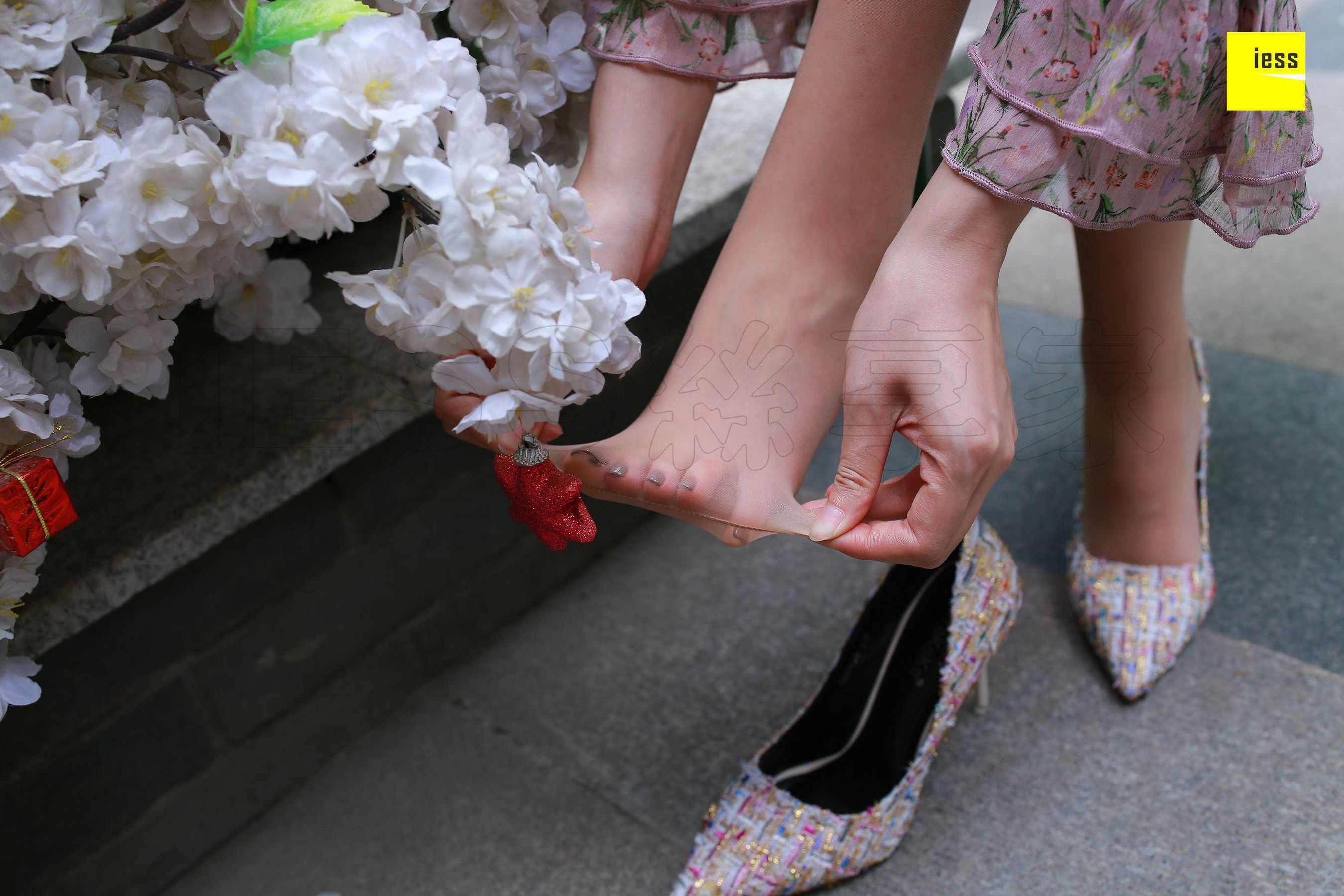 Purple Purple White Skin Beautiful toes Different Thoughts to IESS Silkxiang Home 235