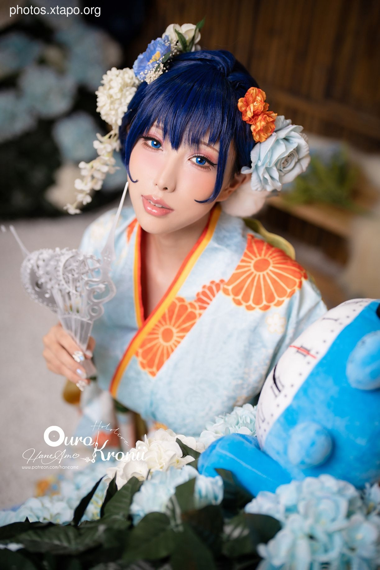 Rain Bo_HANEAME HOLOLIVE_ Kronii_Photobook _ Time Photo & Nbsp 2. Kimono