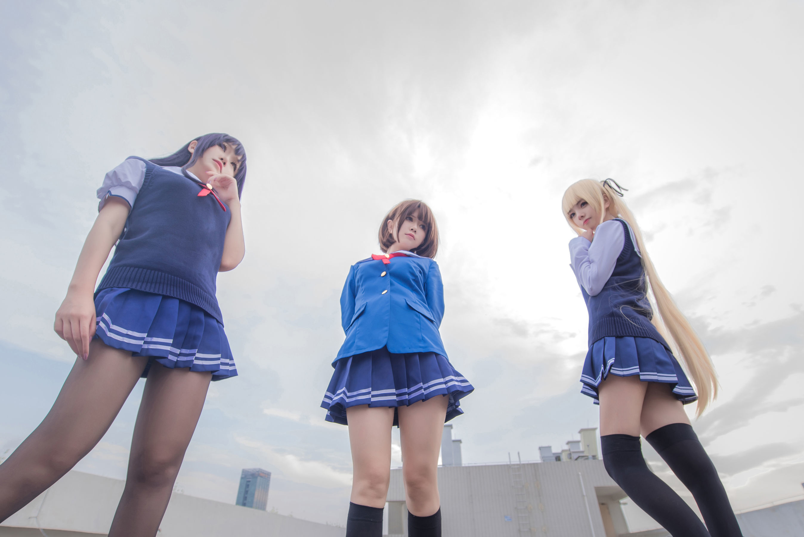 Loli cos Platinum Saki -School Uniform