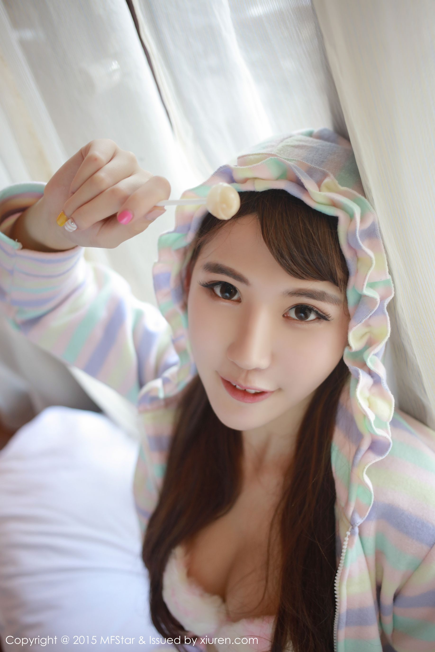 Xiong Yan BOBO Longmu Island Travel 3 set of sexy underwear Model Academy MFStar Vol.027