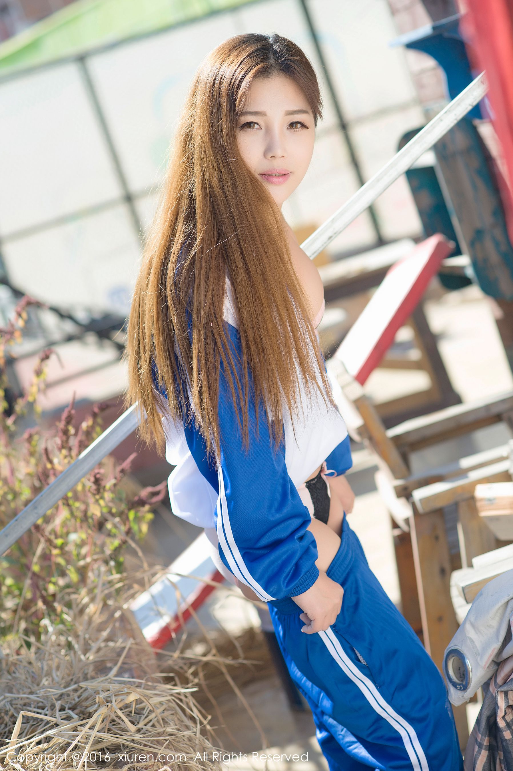 Zhou Yuran's High School Uniform Outdoor Blasting Milk, Classic Japanese School Uniform Xiuren Xiuren No.651