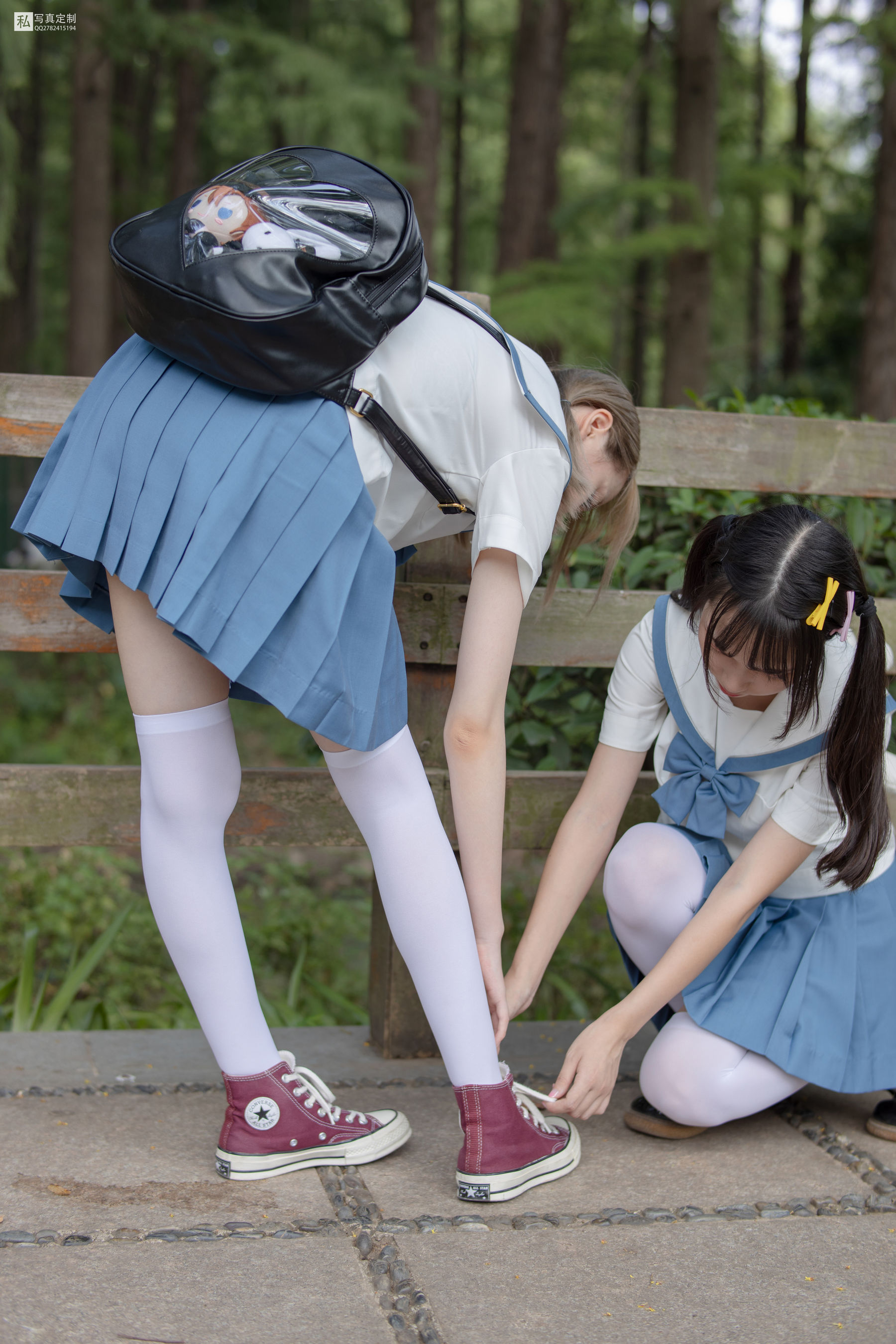 Mori Consortium JKFUN-025 Mo Mo & amp; AIKA 80D white silk overweight socks