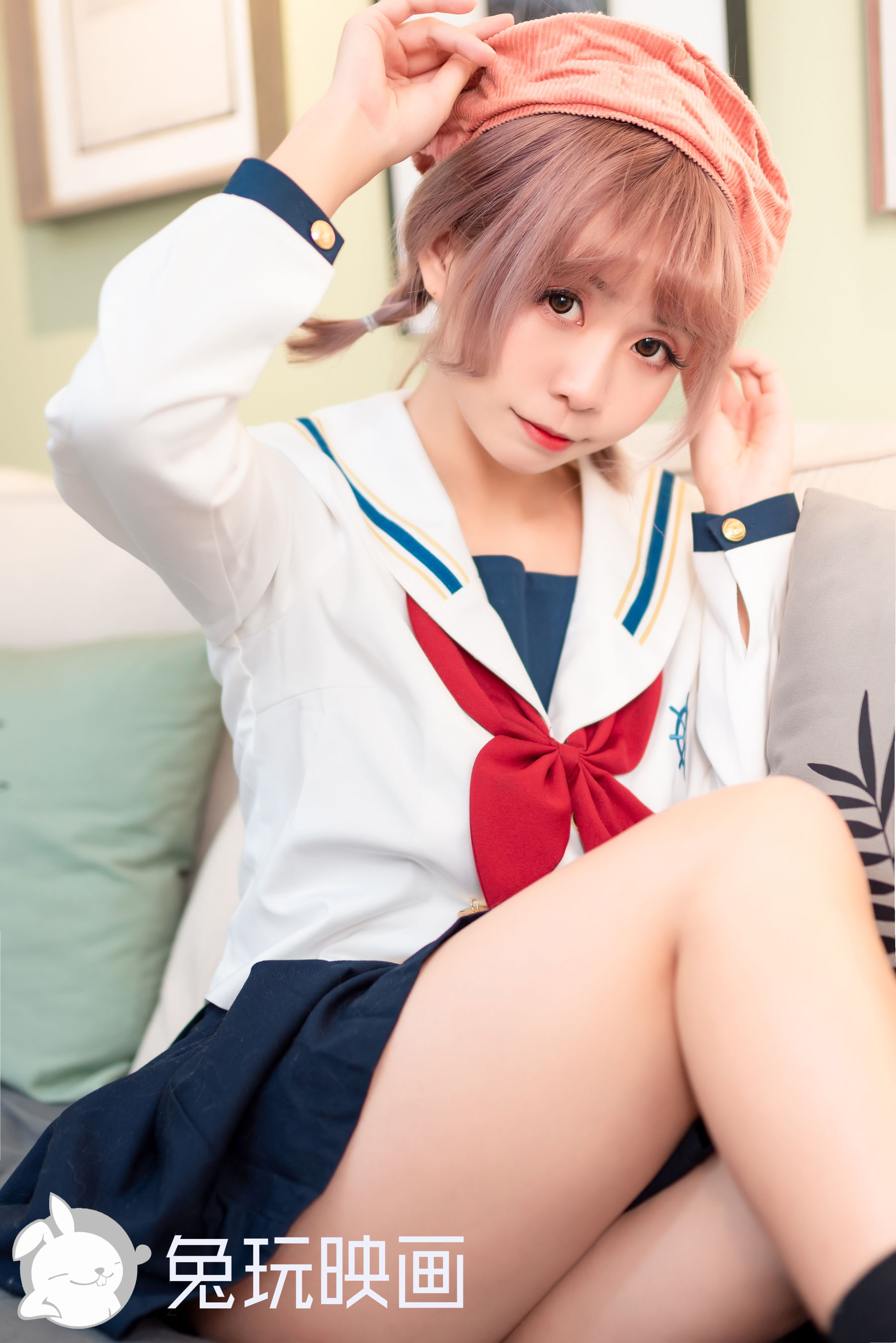 Rabbit Playing -JK Uniform Vol.040 Playful Girl