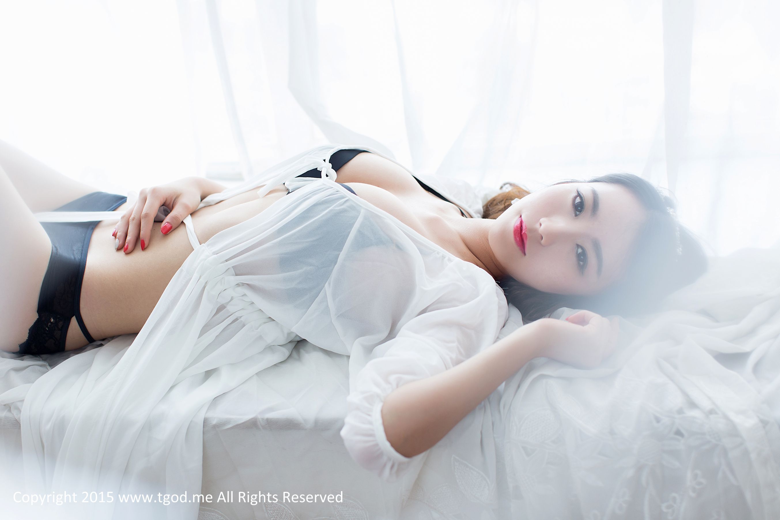 Goddess Deng XueSweet ‘Lace Temptation’ Japanese Photo Collection -TGOD Goddess