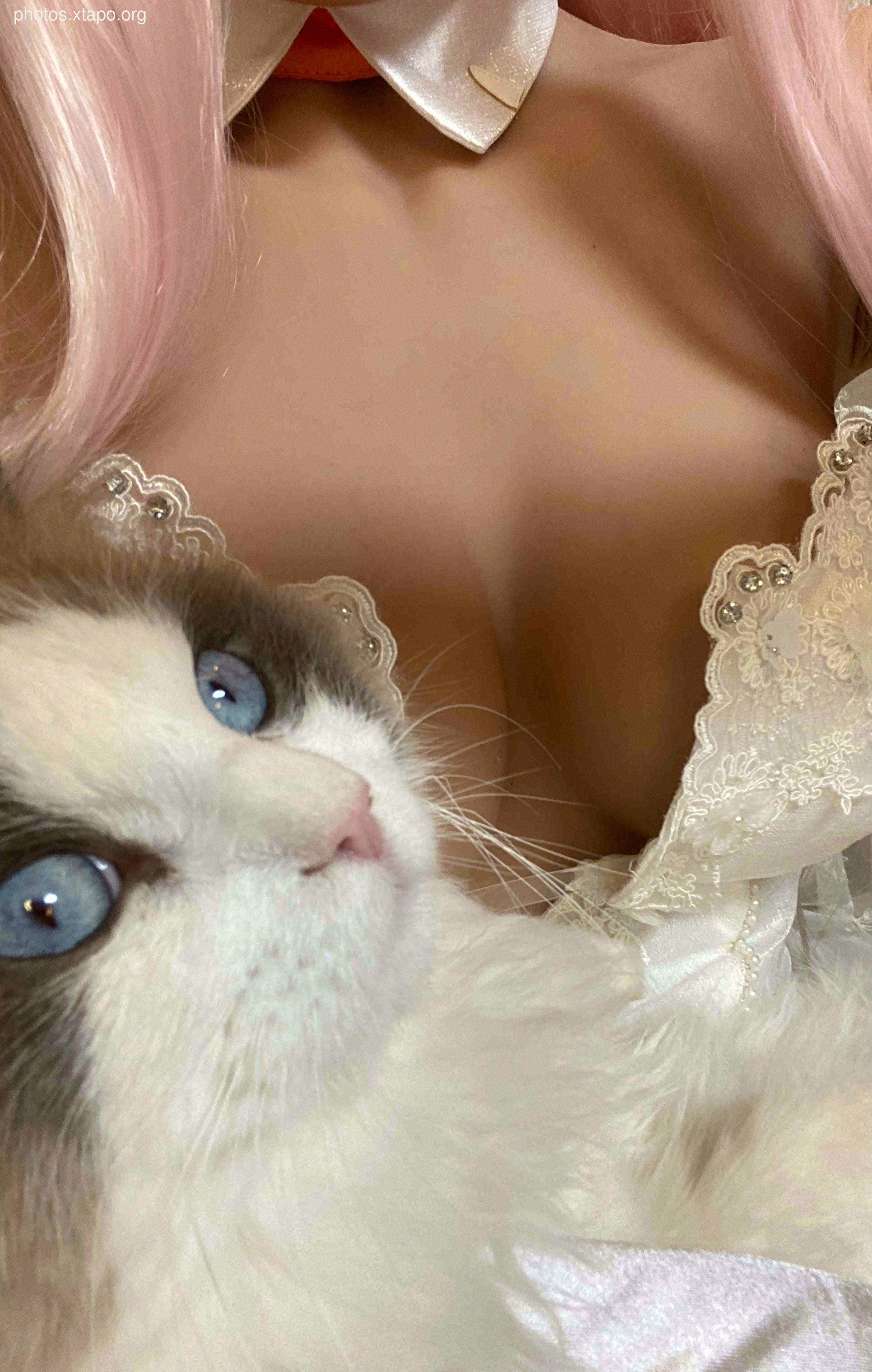 Cheese block -02 Selfie three sets of clothing