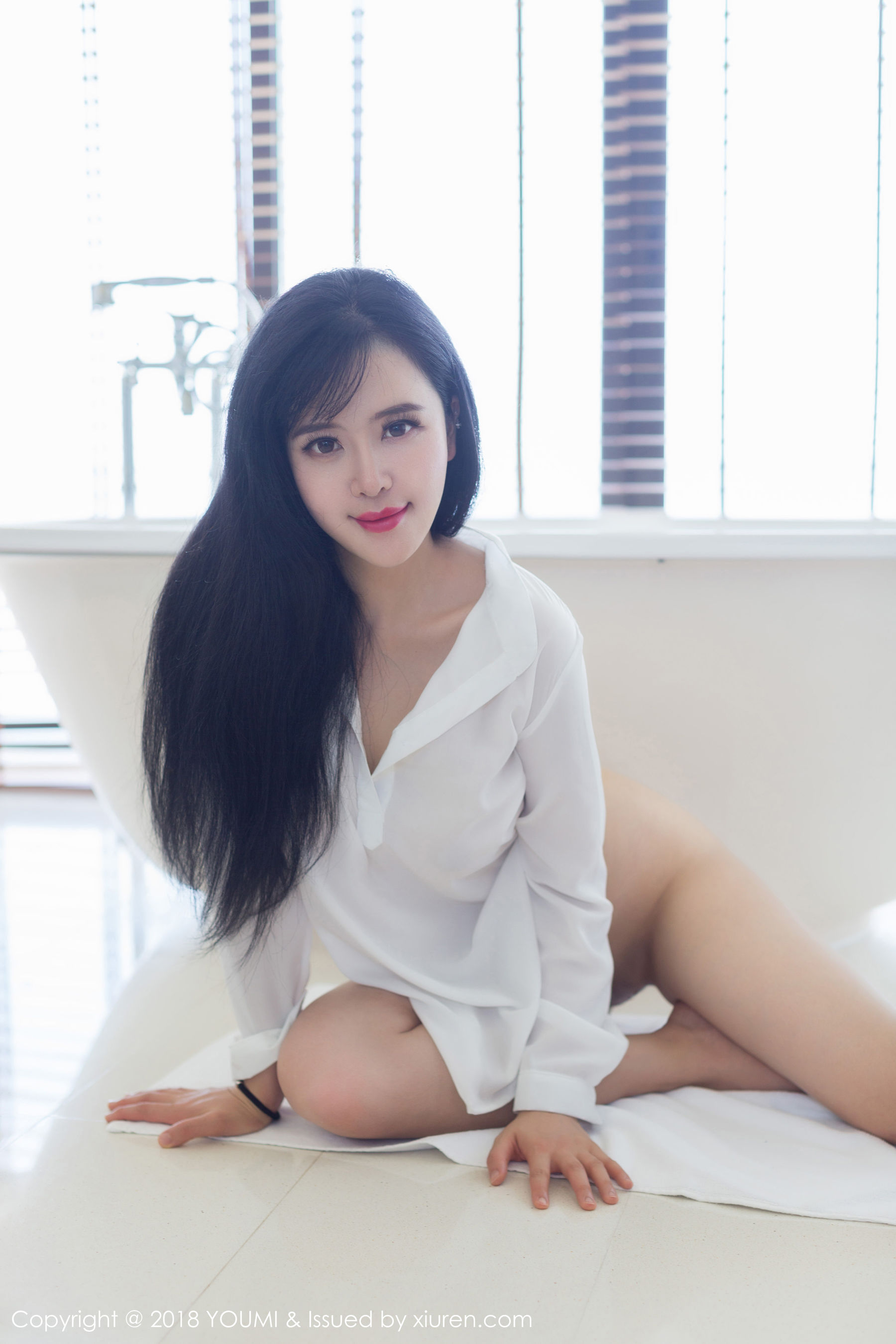 Liu Yier's White ShirtBlack Sex Fun Underwear You Mihui Youmi Vol.107