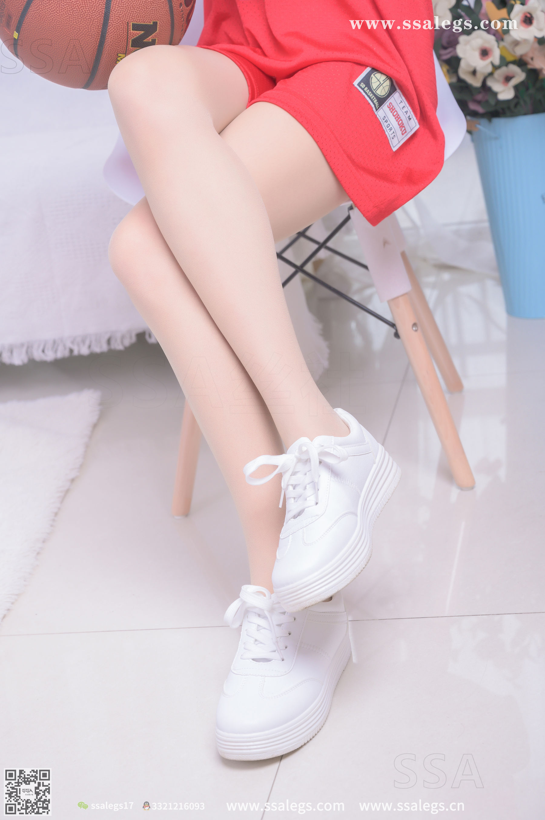 SSA Silk Club Super Clear photo NO.324 Ms. Susu Sister Su Su with a holiday at home to play basketball (top)