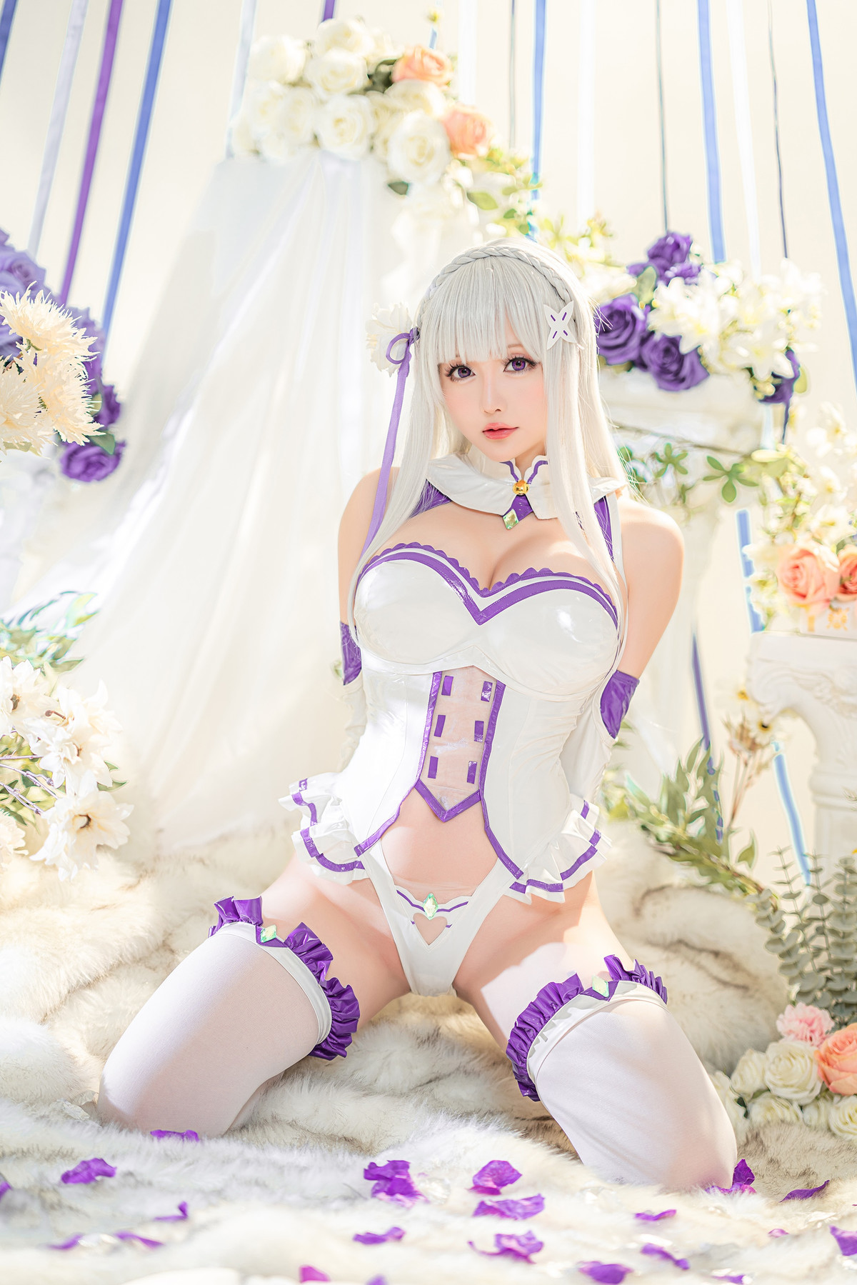 Hoshilily Miss Star Chichi Cosplay Emilia