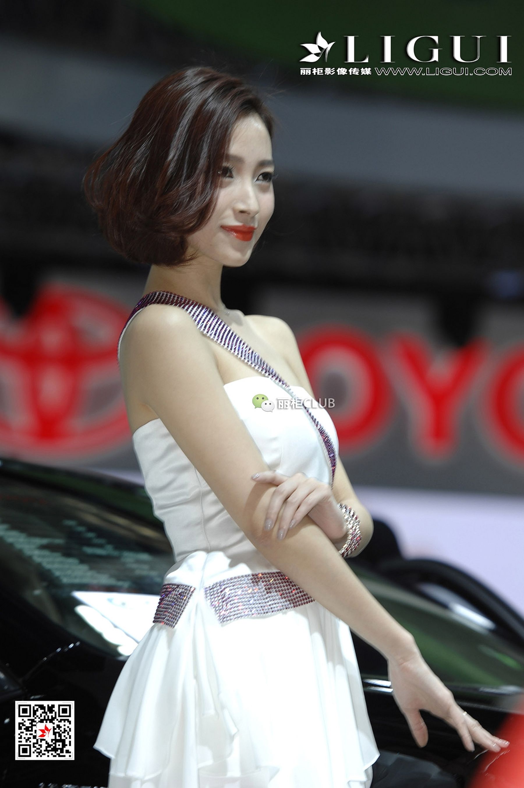 Model Fashion Car Model Booth Car Model Combination Ligui