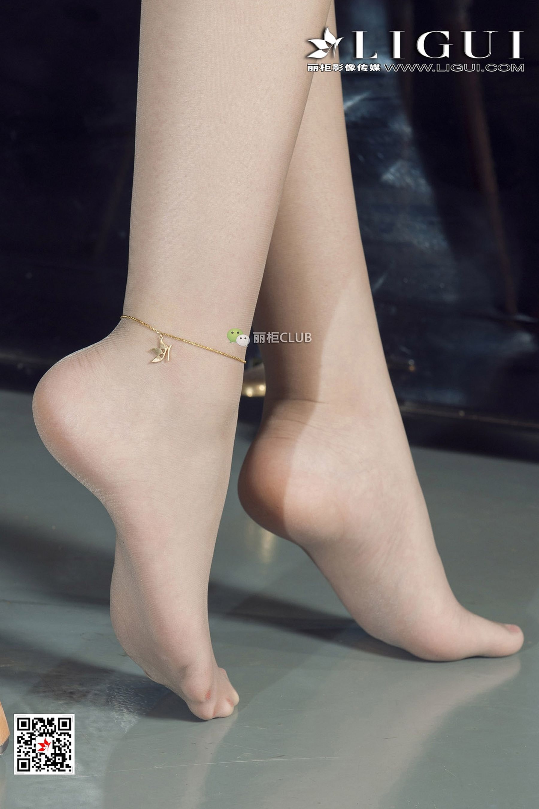 Model Liu Xun Office Stocks Stocks Beautiful Legs Foot LigUI