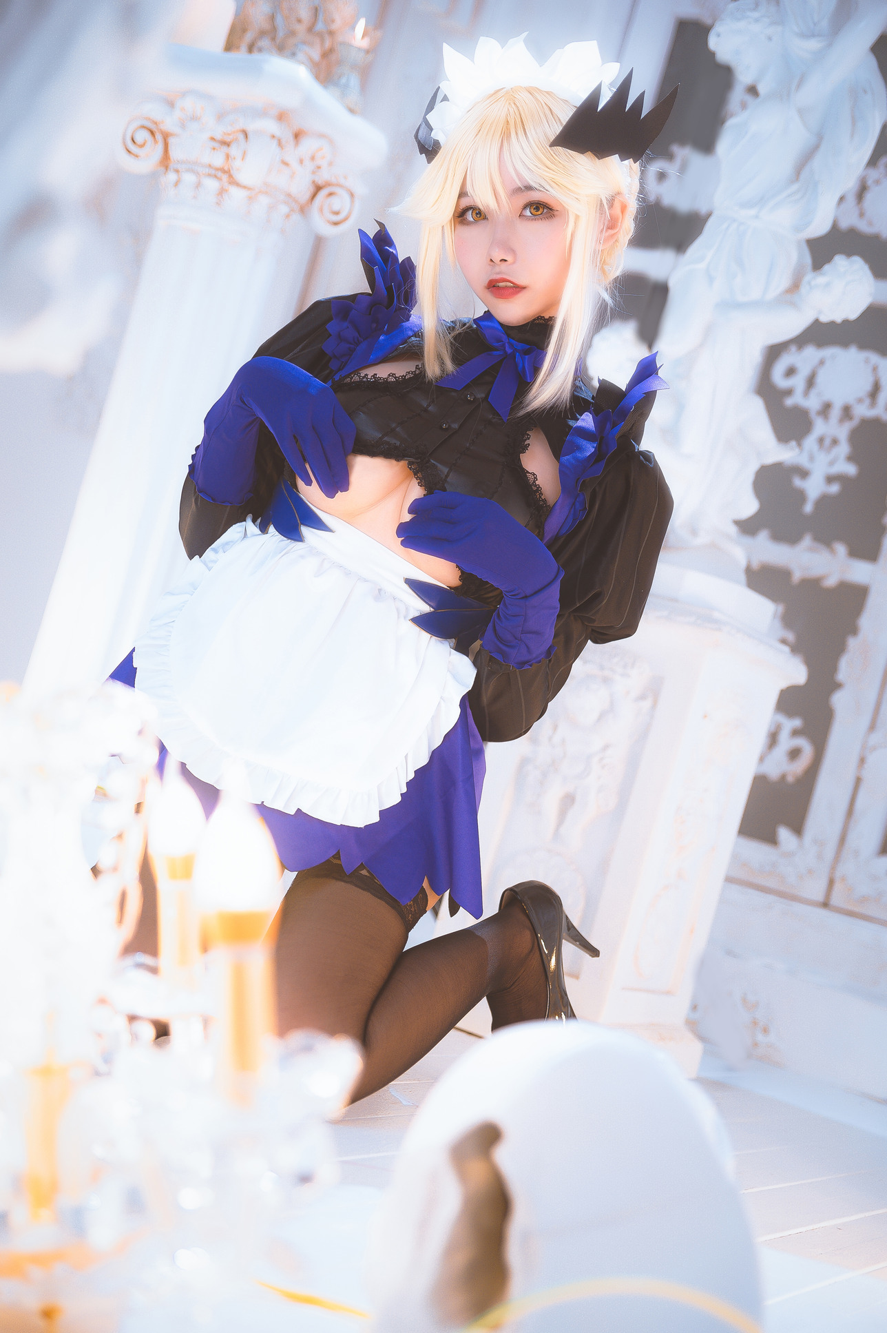 [Momoko Aoi] Artoria Pendragon Alter Black Gun Dumb Maid