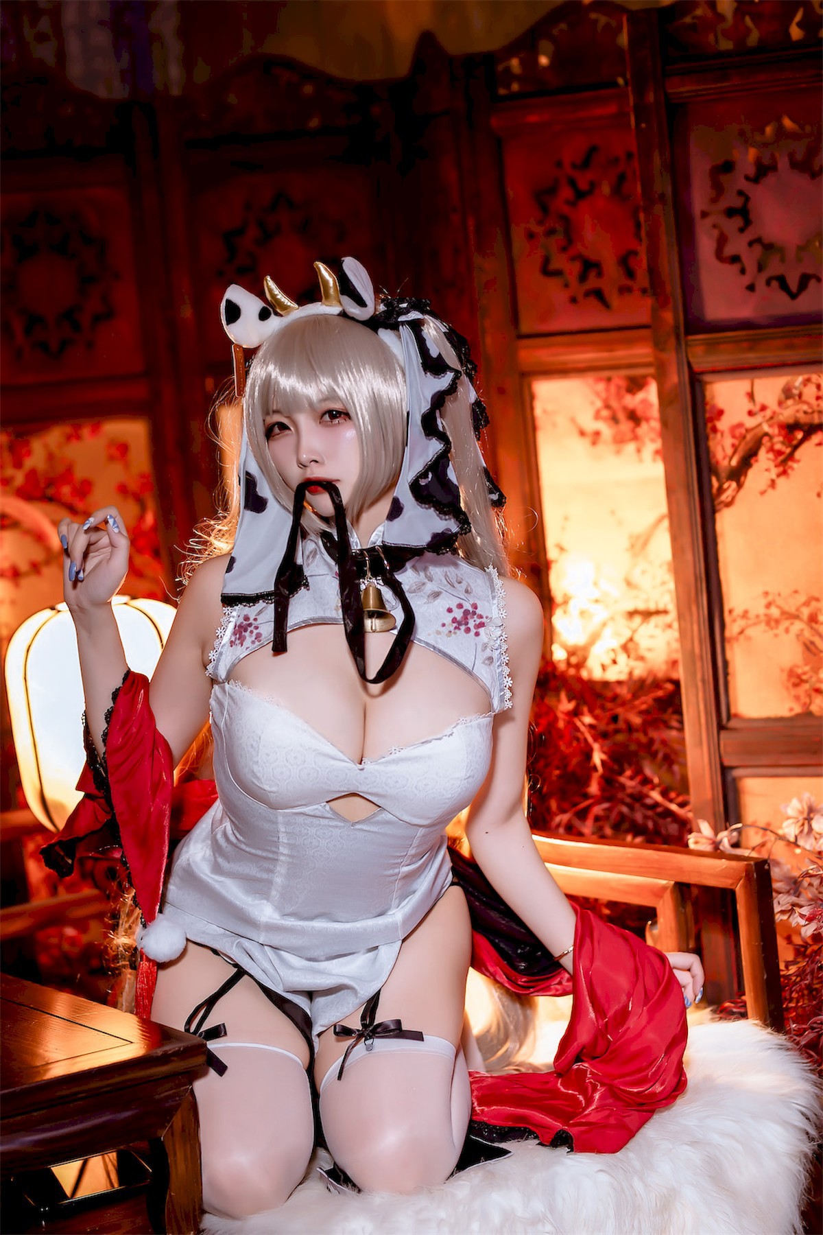 Cosplay Nisa Azur Lane Awesome Cheongsam