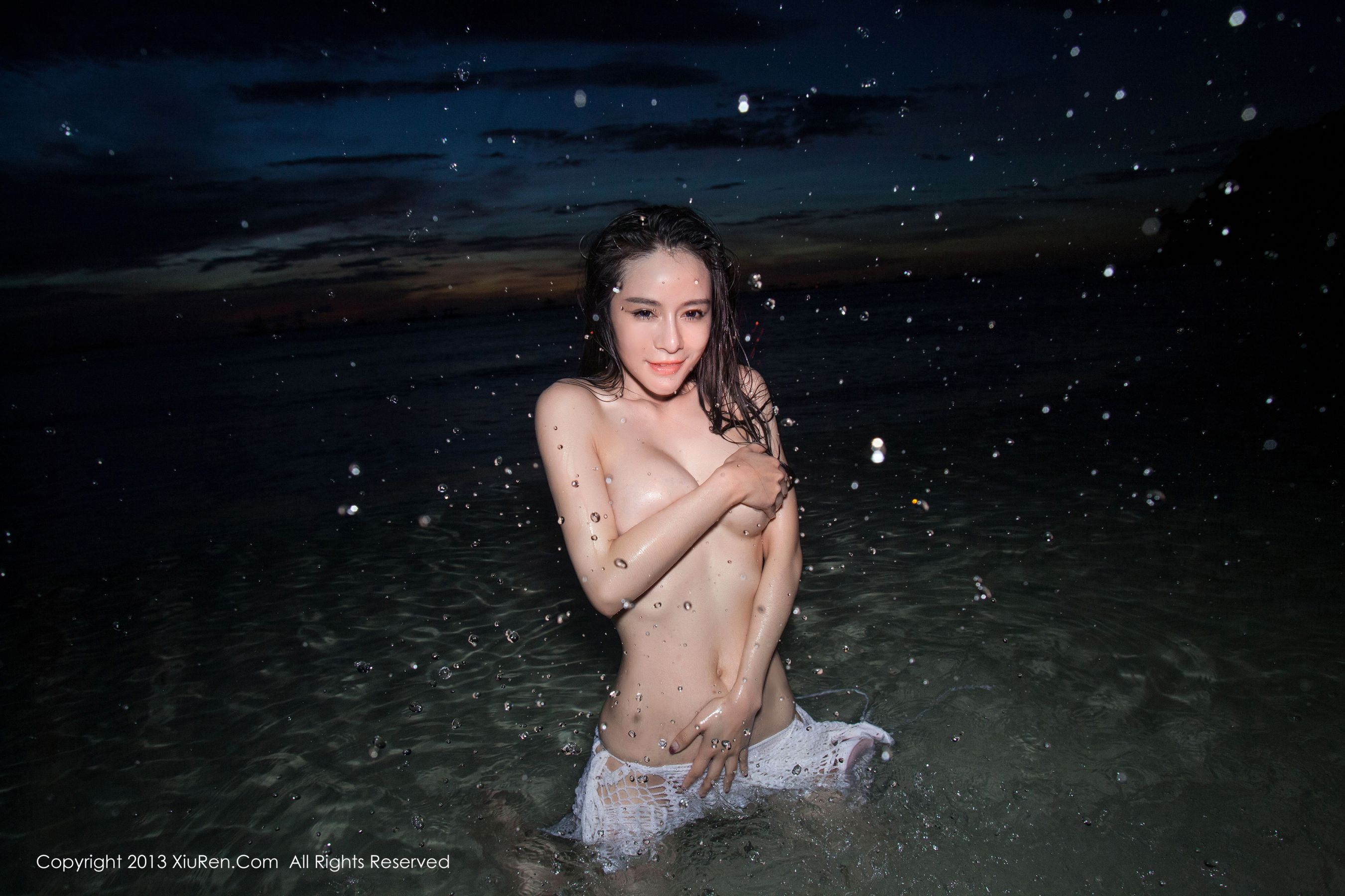 nancy small -seaside beautiful Bikini series Xiuren No.069