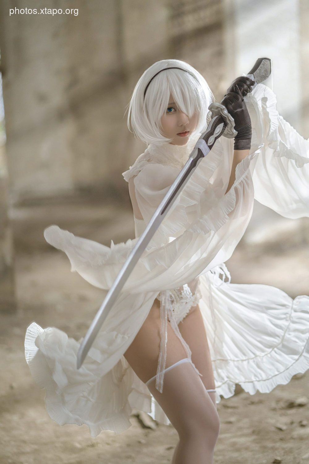 Kagami-chan-kimono, dress, Hill, Mash, 2B white wedding dress, Ghost Sword and Wind Chime Princess [95P]