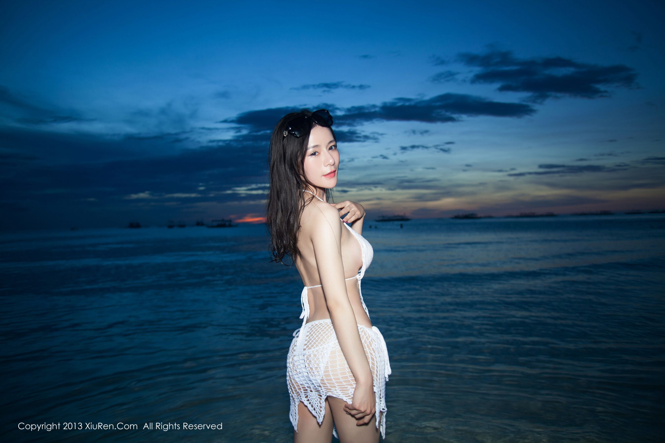 nancy small -seaside beautiful Bikini series Xiuren No.069