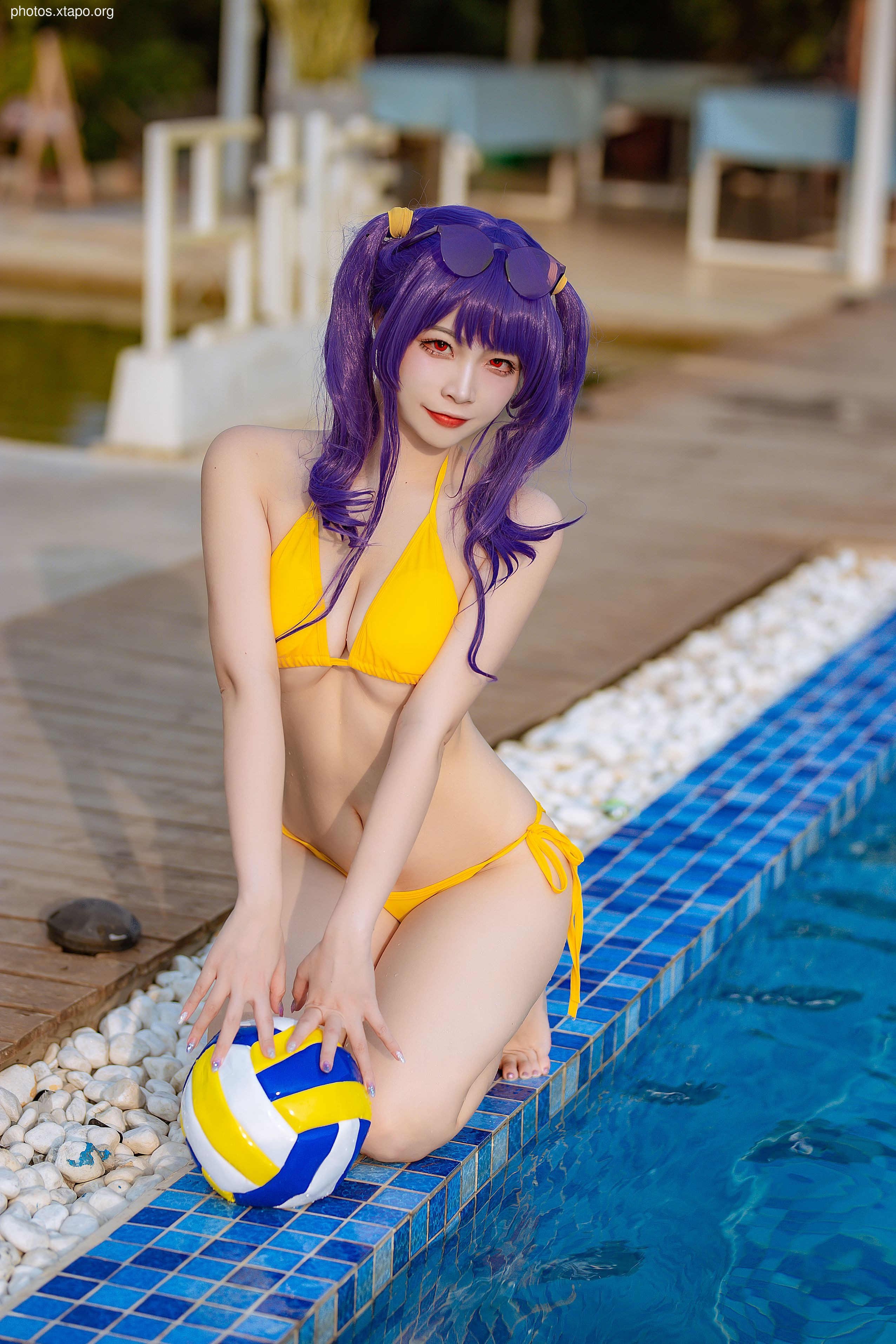 Erzuo Nisa Blue Bora Swimsuit 20p-364MB