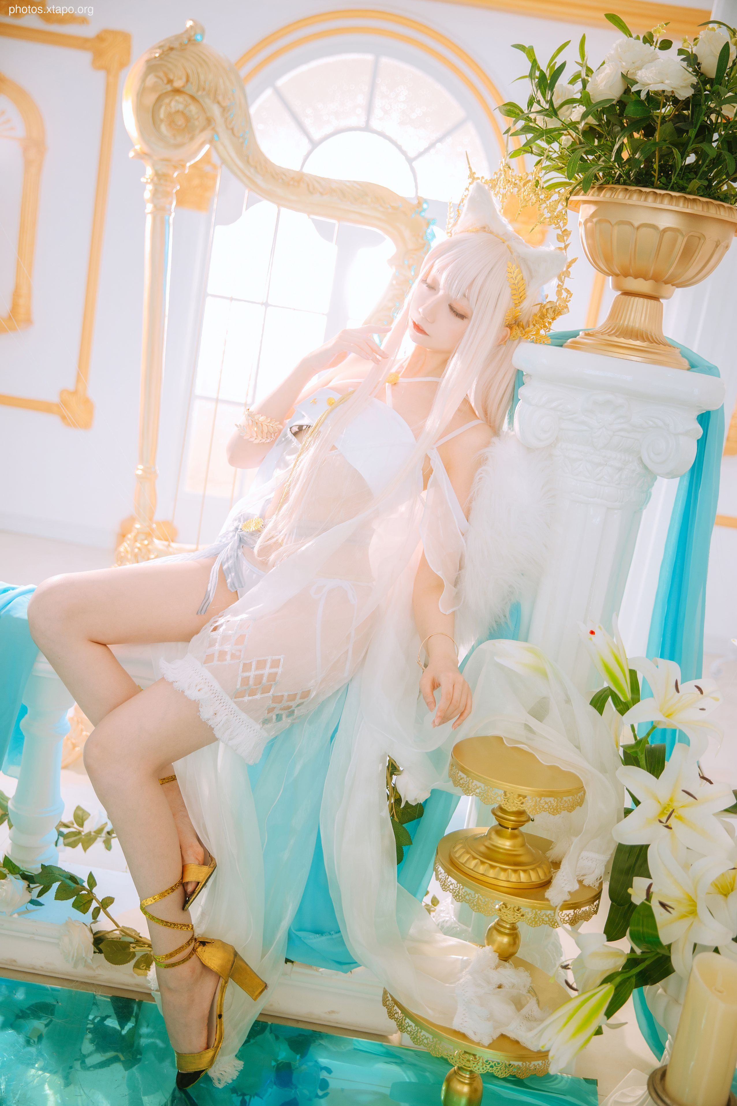 Ono Temple sweet potato Platinum swimsuit