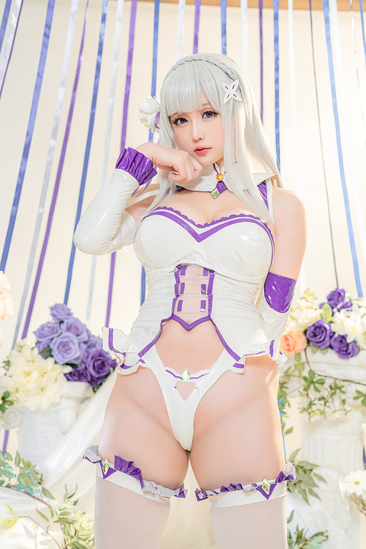 Hoshilily Miss Star Chichi Cosplay Emilia