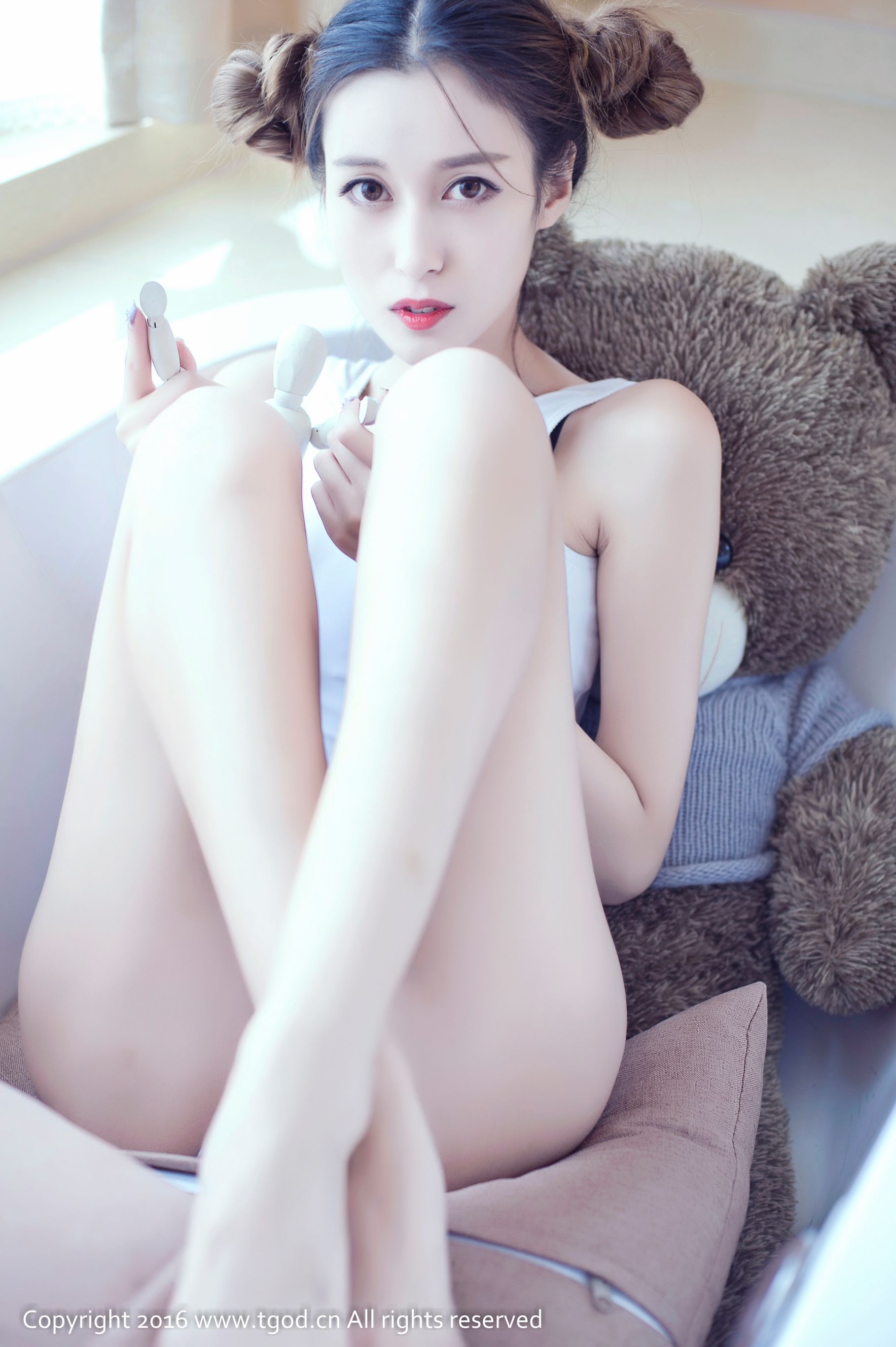 Geng Jing's Water Snake waist is rounded and hip -lifting true goddess push goddess TGOD