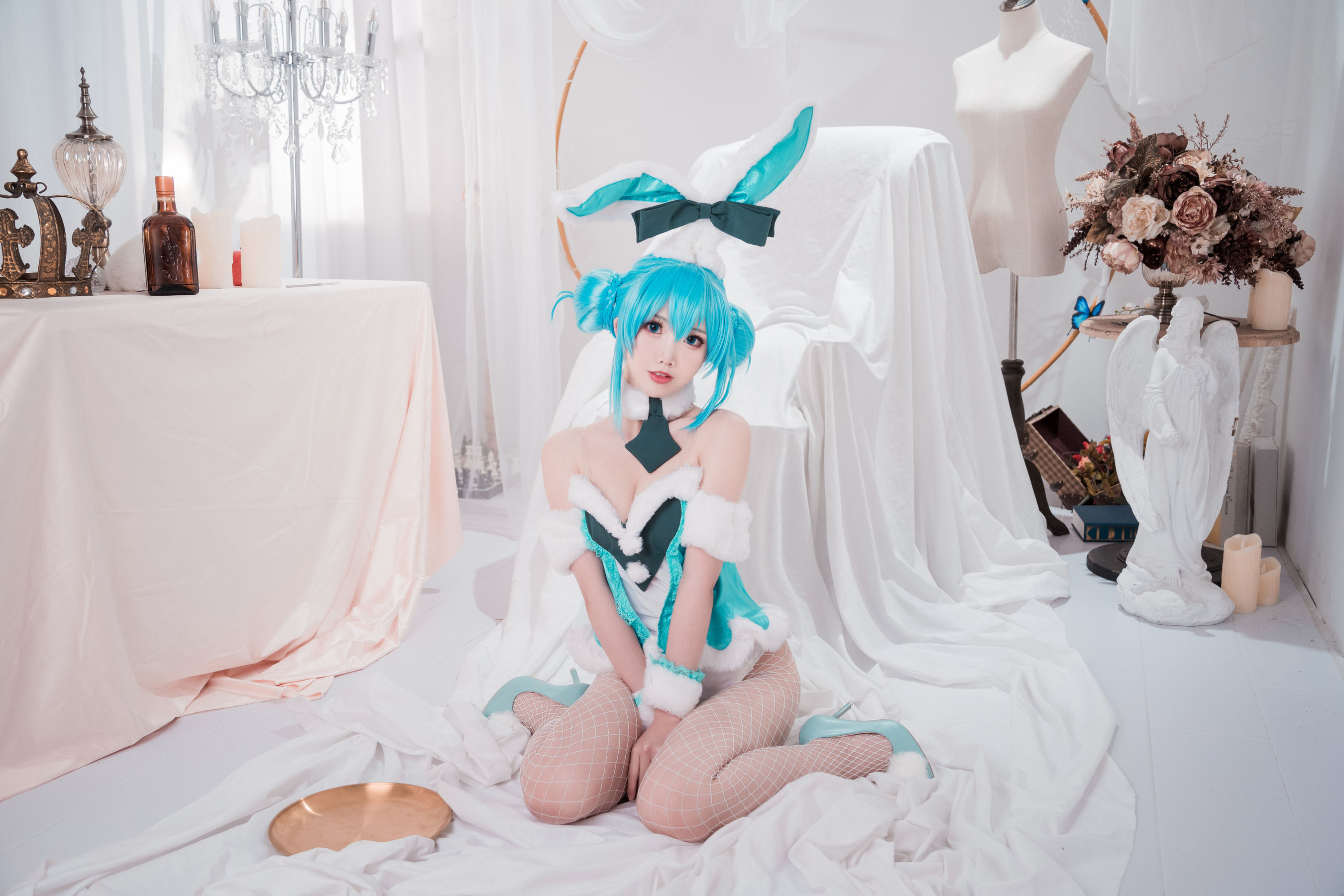Net Red Coser Cute Popular Coser Noodle Cake Fairy -Hatsune Miku Girl
